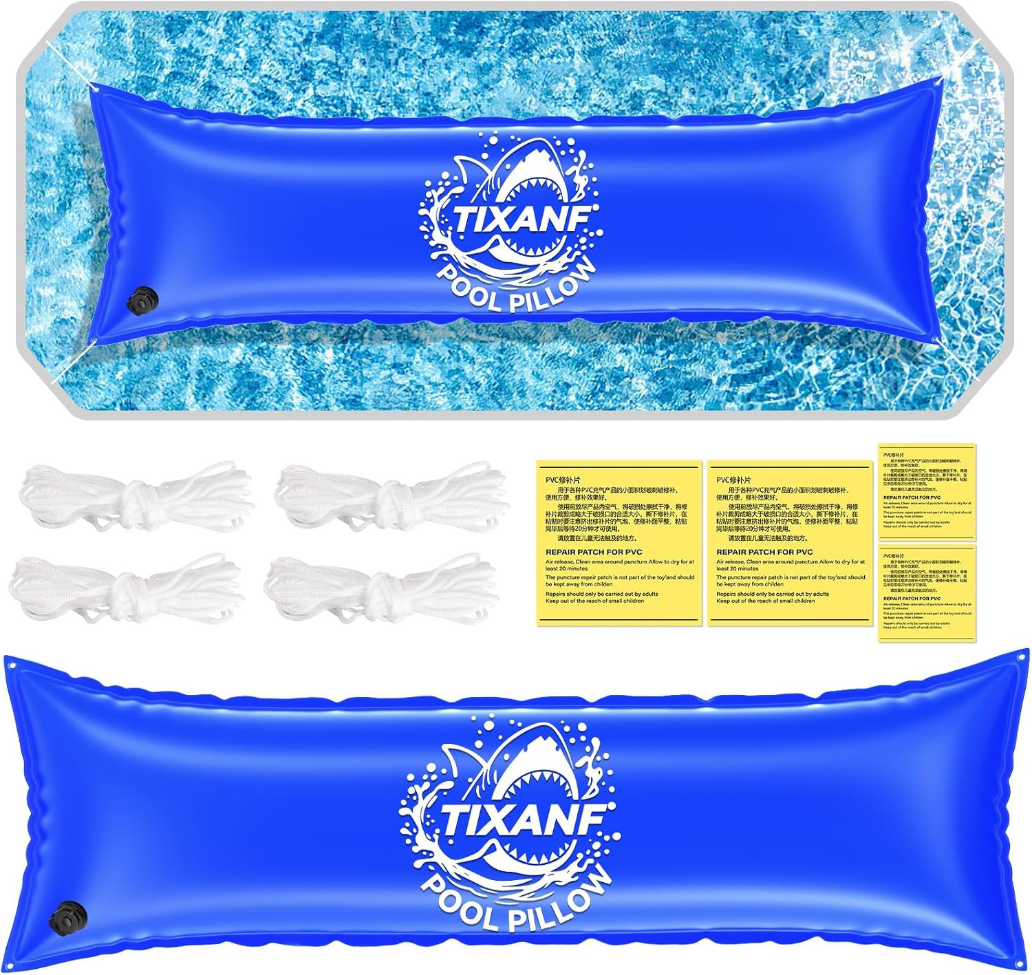 4X15Ft Winter Pool Pillow,0.8Mm Thick Pool Pillows for above Ground Pools 4X15Ft Winter Pool Pillow,0.8Mm Thick Pool Pillows for above Ground Pools