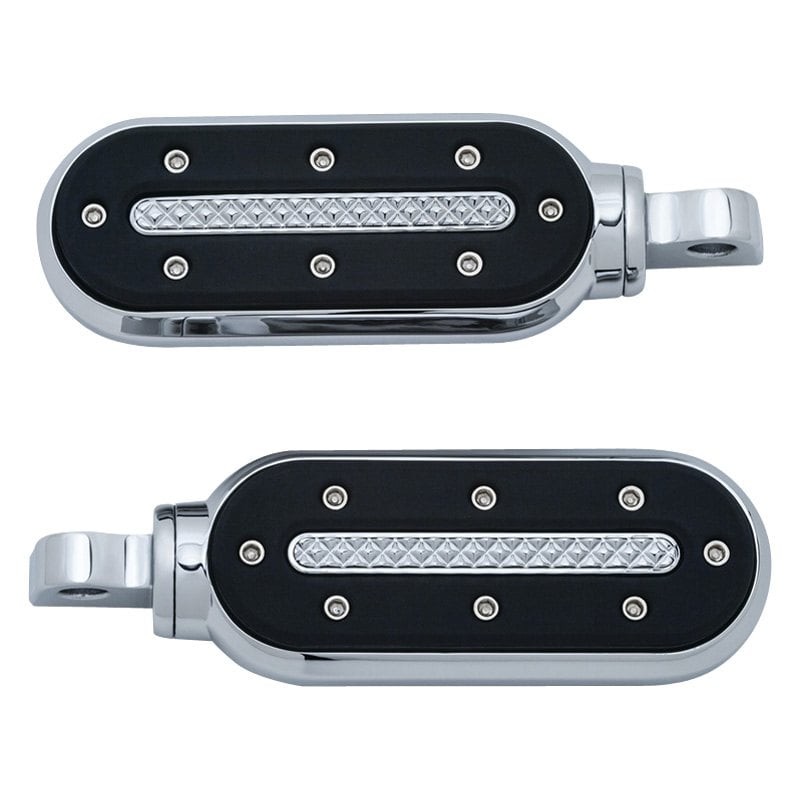 Kuryakyn 7031 Heavy Industry Foot Pegs Chrome
