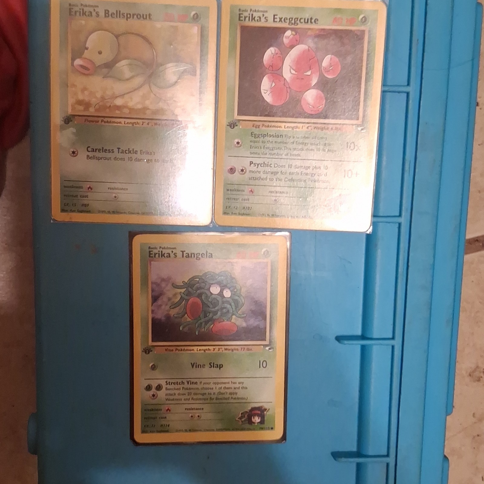 Nintendo Pokemon TCG Gym Heroes Erika's Bellsprout/Exeggcute/Tangela 3 EN