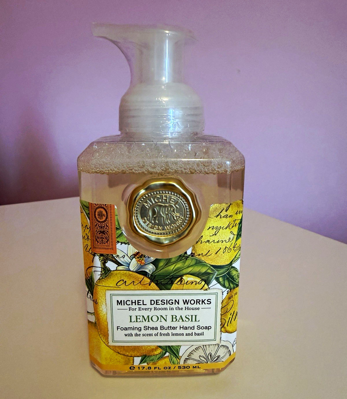 Michel Design Works Lemon Basil Foaming Hand Wash Michel Design Works Lemon Basil Foaming Hand Wash