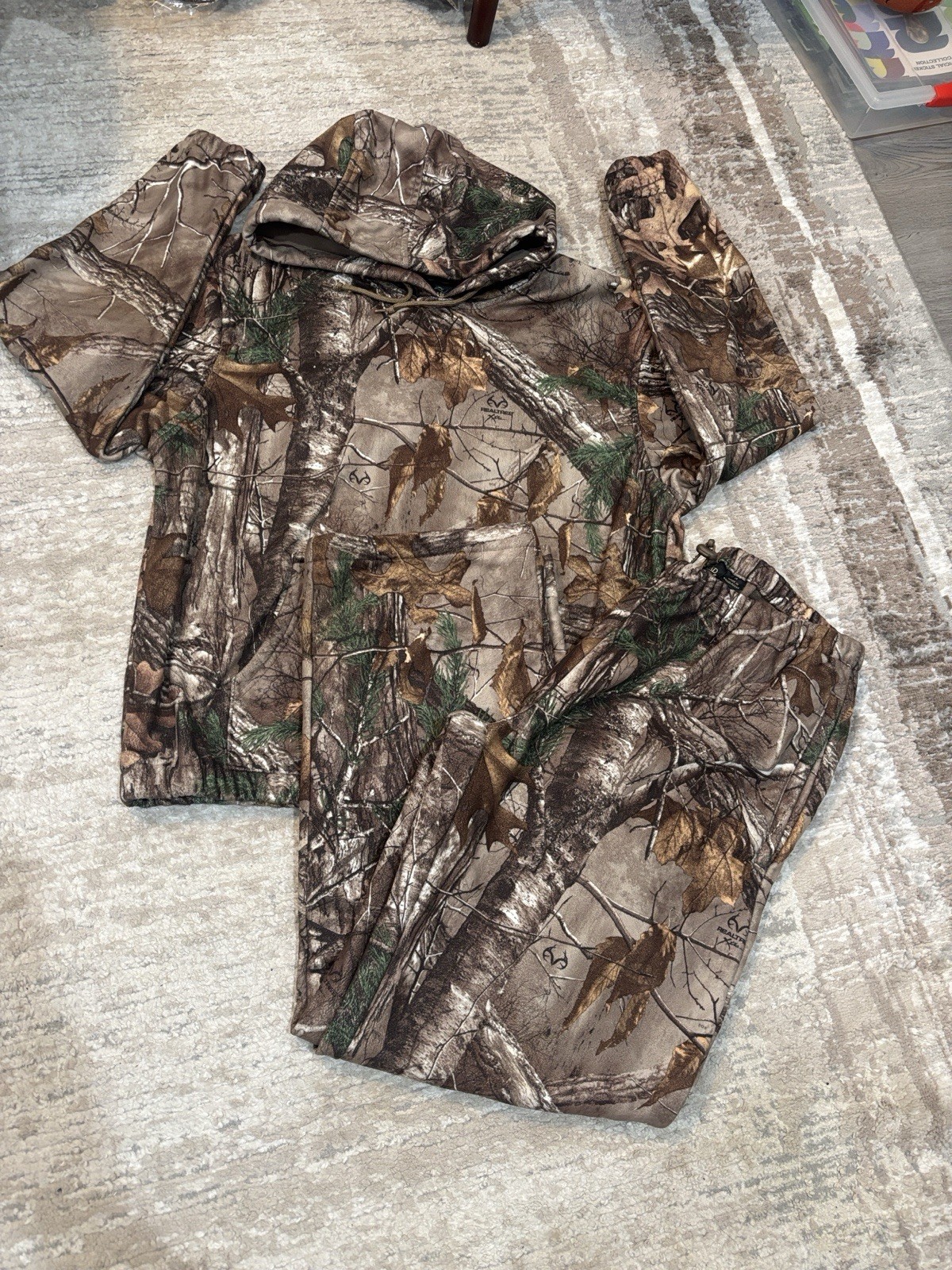 RedHead Men’s Real Tree Hooded Camo Jacket & Pants Set M Regular