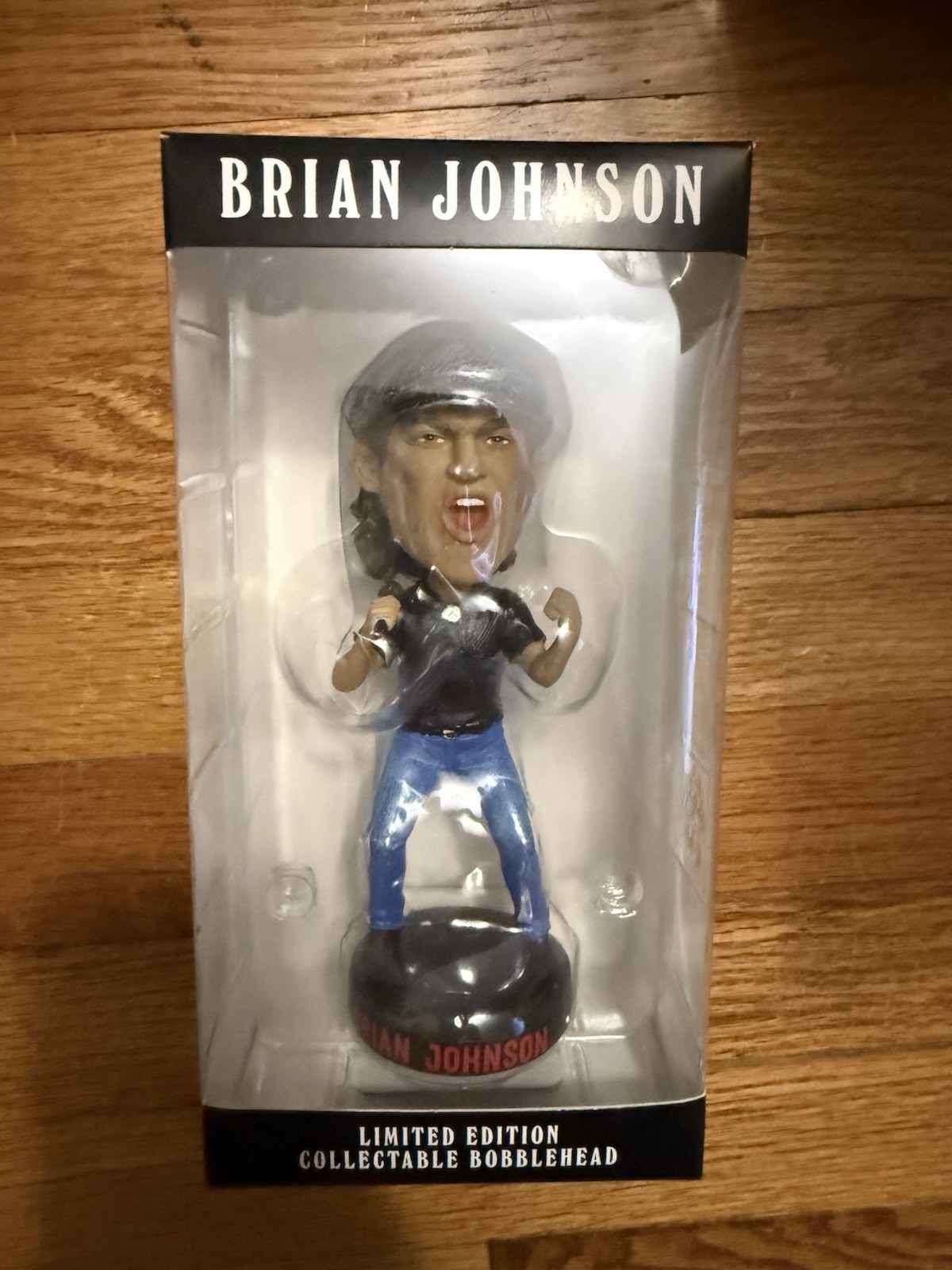 AC/DC Brian Johnson Licensed Limited Edition Bobblehead PWR/UP Tour