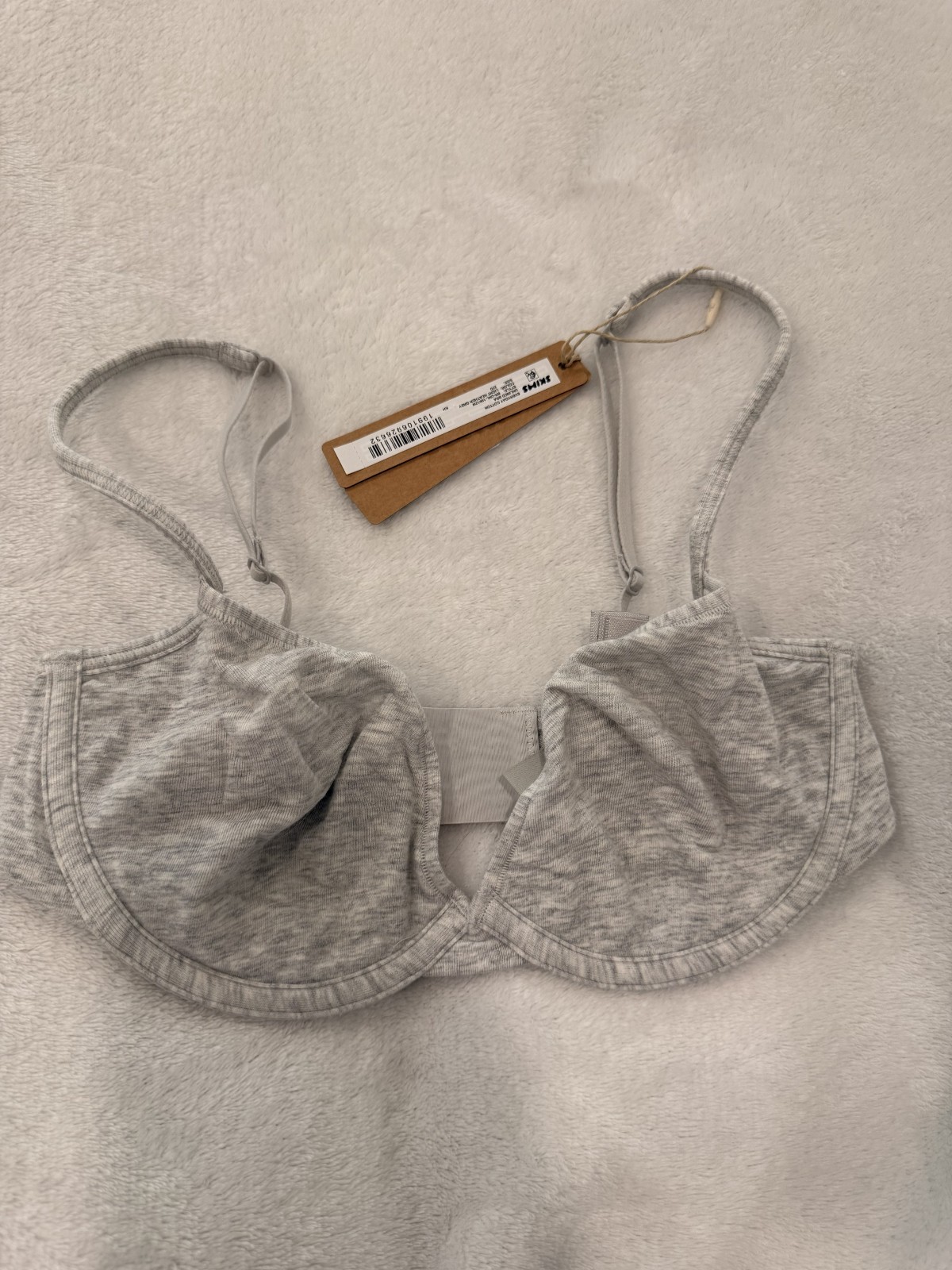 NWT-Skims Everyday Cotton Unlined Bra BR-UNL-10812W