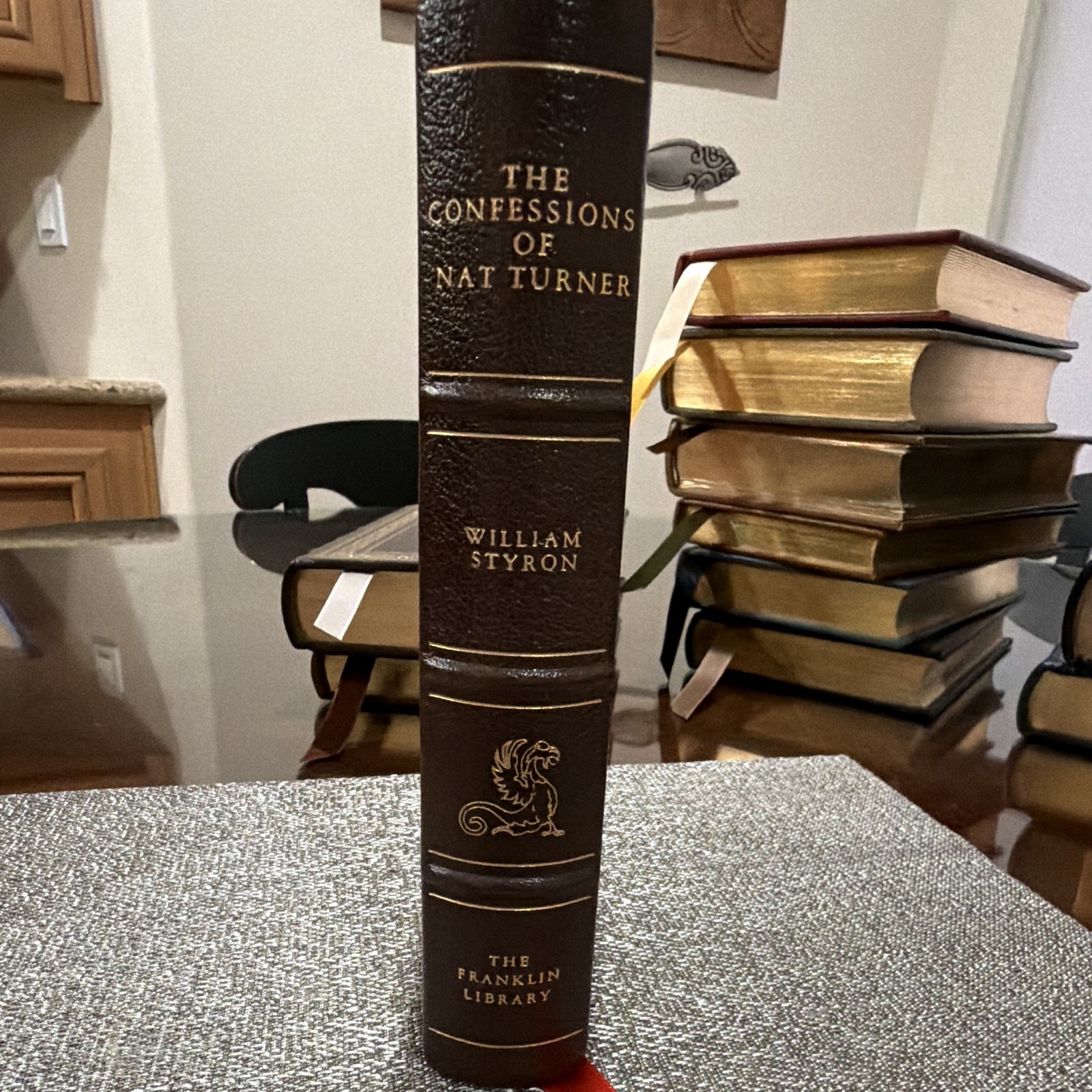 William Styron The Confessions of Nat Turner Franklin Library Leather Bound HC