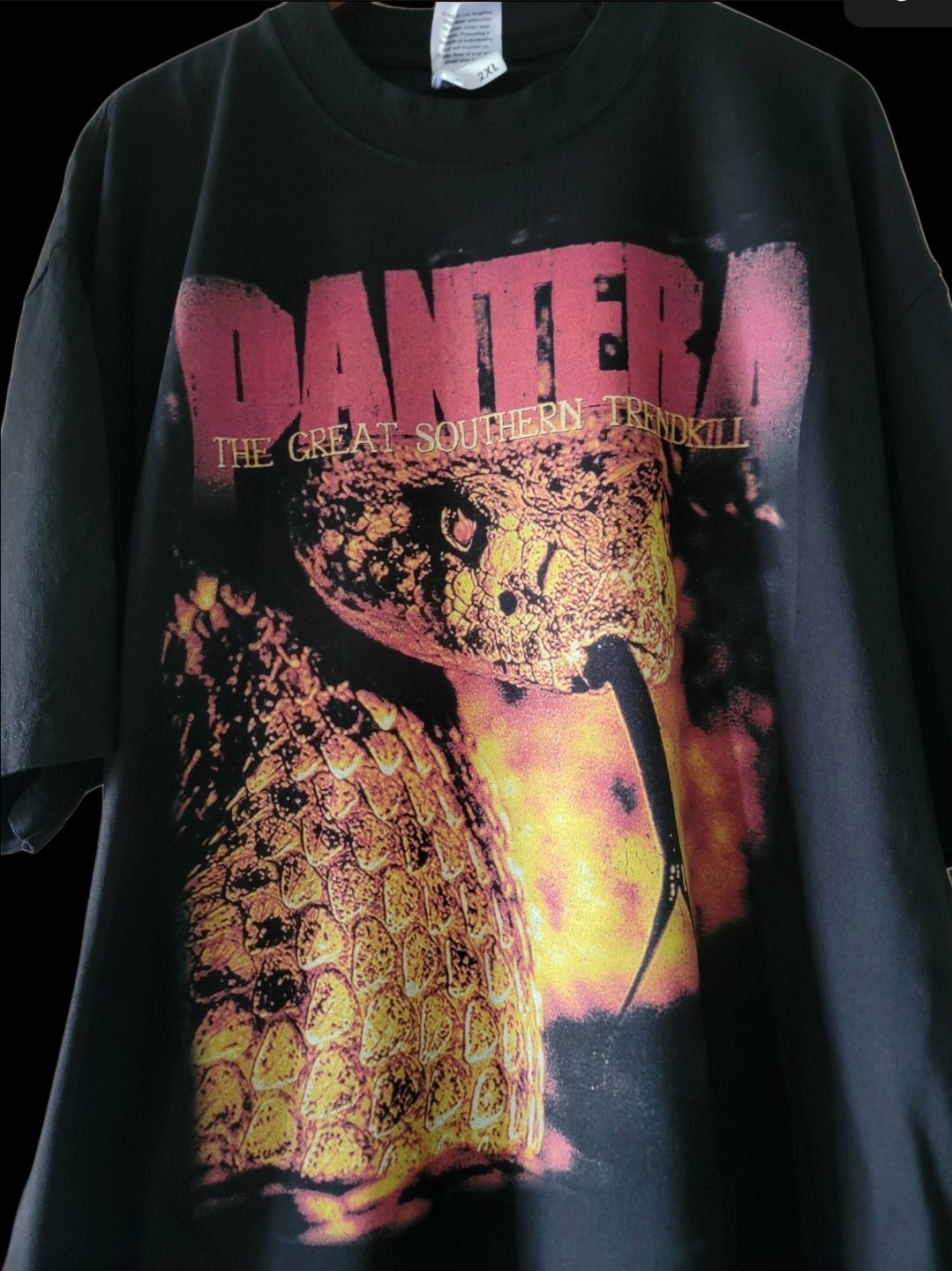 PANTERA GREAT SOUTHERN TRENDKILL On SHAKA HEAVYWEIGHT GARMET SHIRT PANTERA GREAT SOUTHERN TRENDKILL On SHAKA HEAVYWEIGHT GARMET SHIRT