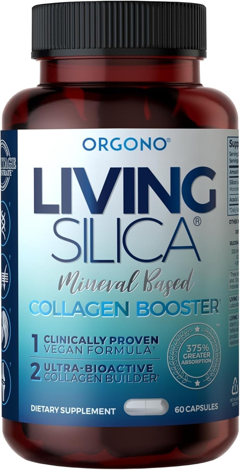 Living Silica Collagen Booster Capsules | Ultra High Absorption | Supports Healt Living Silica Collagen Booster Capsules | Ultra High Absorption | Supports Healt
