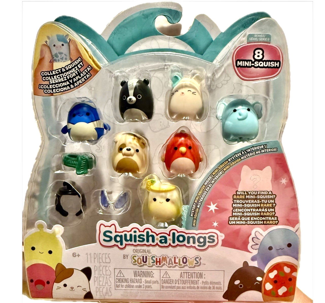 SQUISHMALLOWS Squish a longs 8 mini series 3 Ricky Medina Griz Skyler Blair Paco SQUISHMALLOWS Squish a longs 8 mini series 3 Ricky Medina Griz Skyler Blair Paco