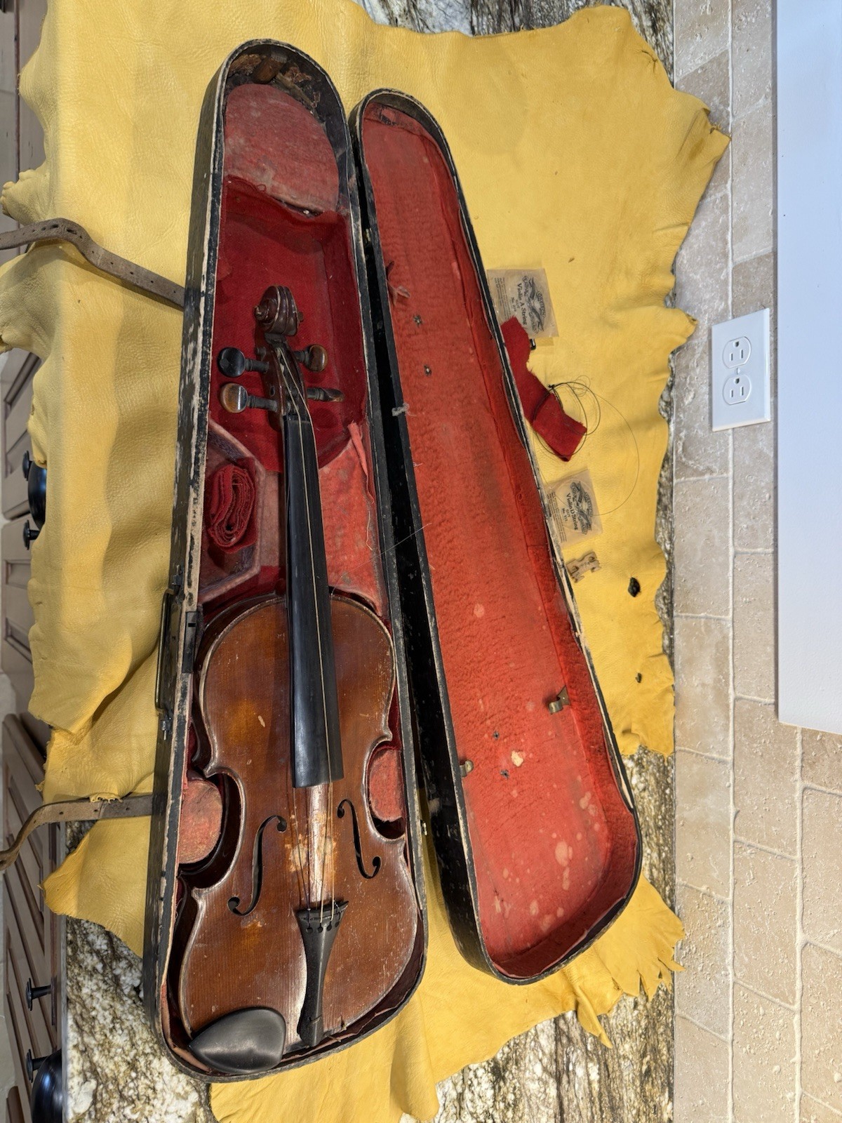 E. MARTIN SACHSEN GERMANY VIOLIN - STRADIVARIUS COPY - BEAUTIFUL BACK - BRUNO