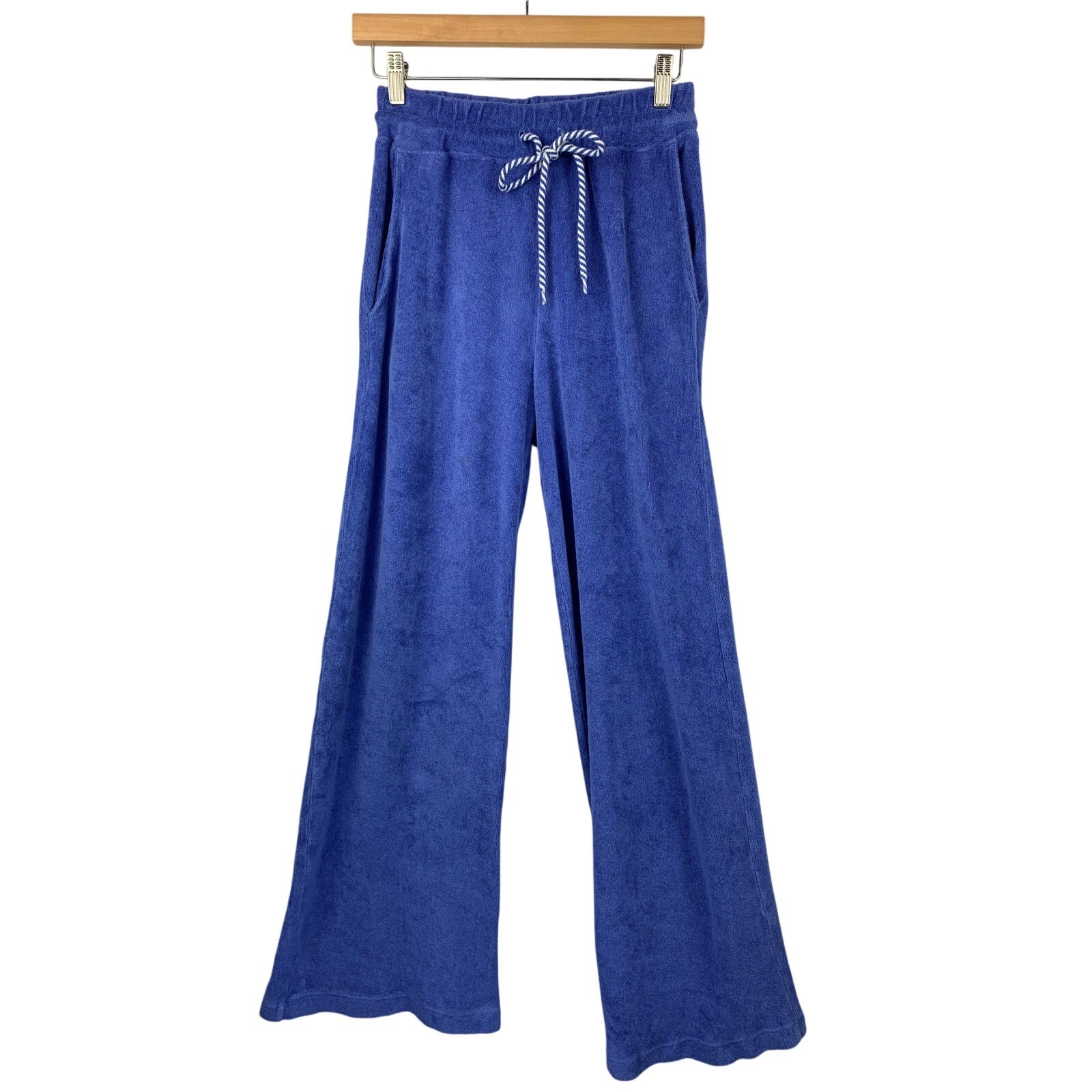 Women\'s Sundry *NWT* Blue Lounge Pants with Drawstrings, 100% Cotton - Size XS