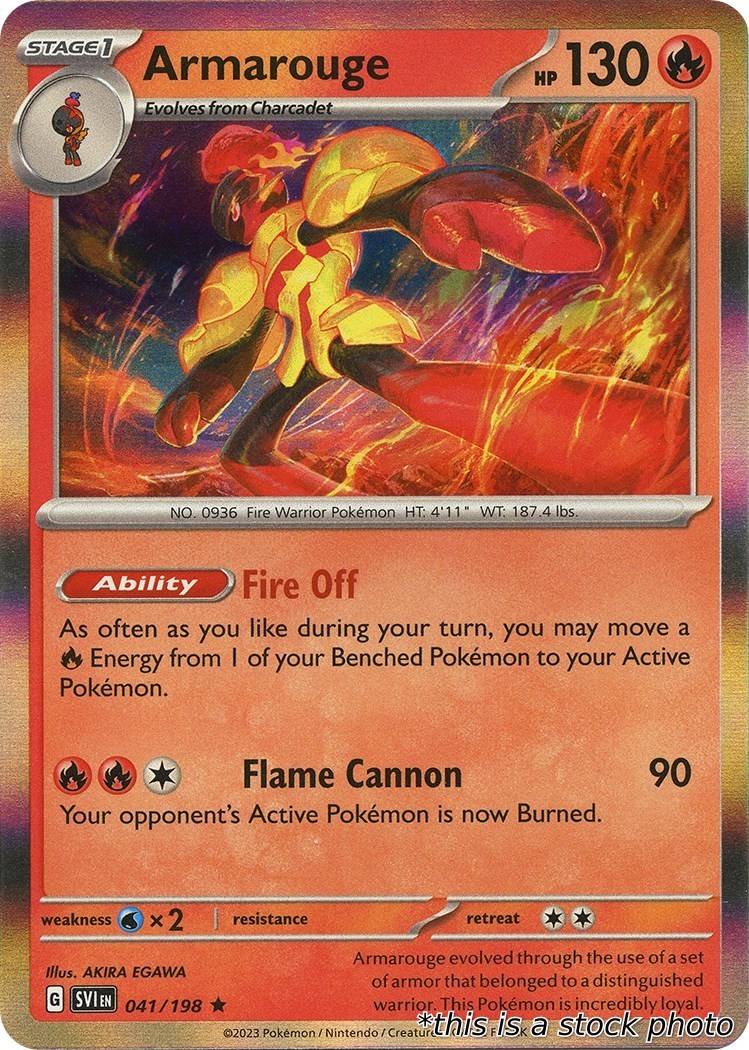 Armarouge - 041/198 - NM - SVI Holofoil Armarouge - 041/198 - NM - SVI Holofoil