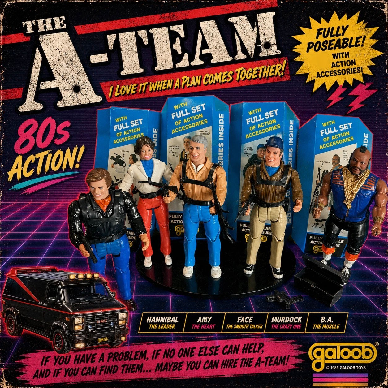 1983 HANNIBAL • FACE • B.A. BARACUS • MURDOCK & AMY ALLEN • 6