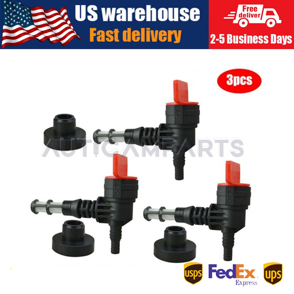 3PK 192980GS Fuel Shut Off Valve Grommet Bushing for Plastic Gas Tank Generator