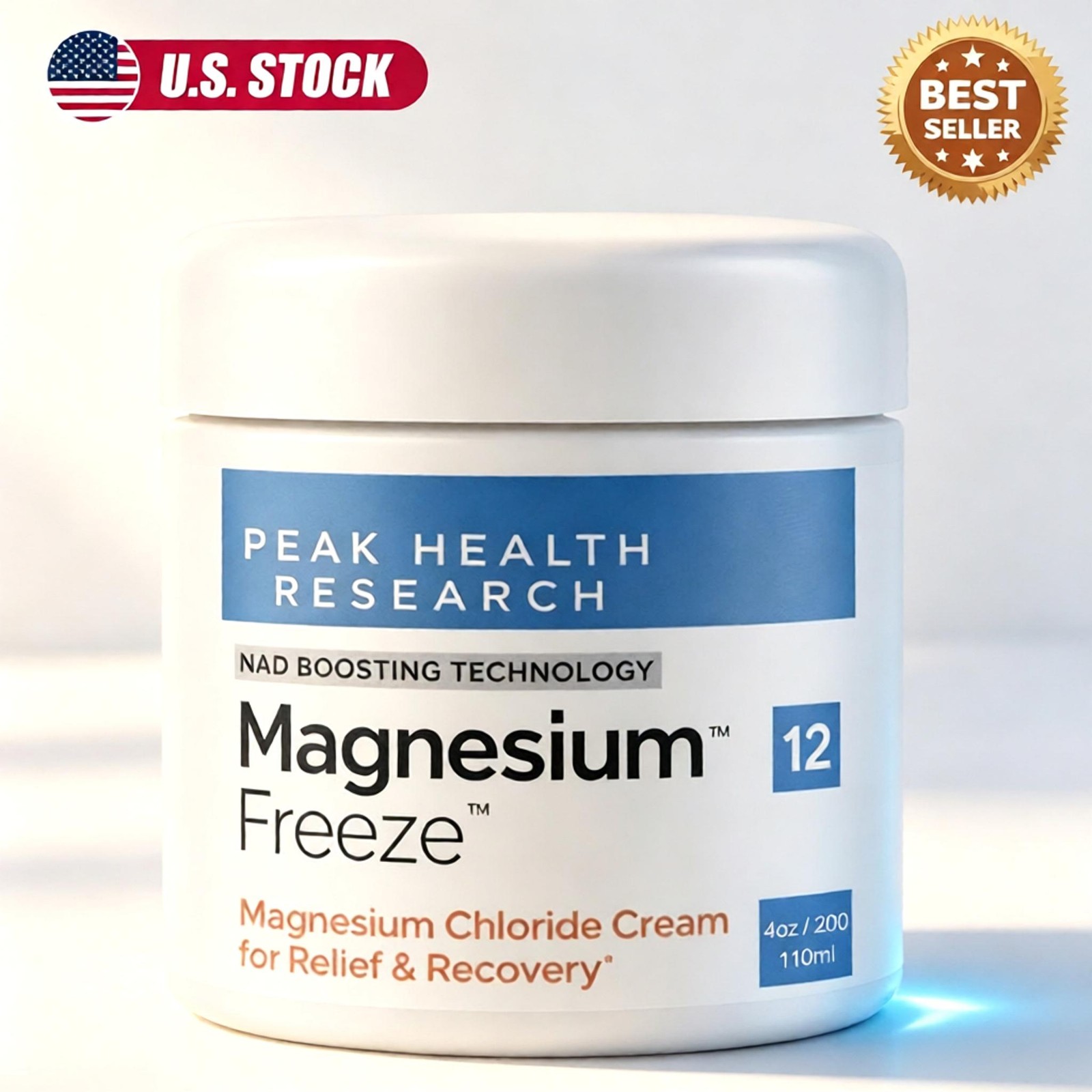 Magnesium Freeze - Topical Magnesium Cream With Niacinamide For Joints, Low Back Magnesium Freeze - Topical Magnesium Cream With Niacinamide For Joints, Low Back