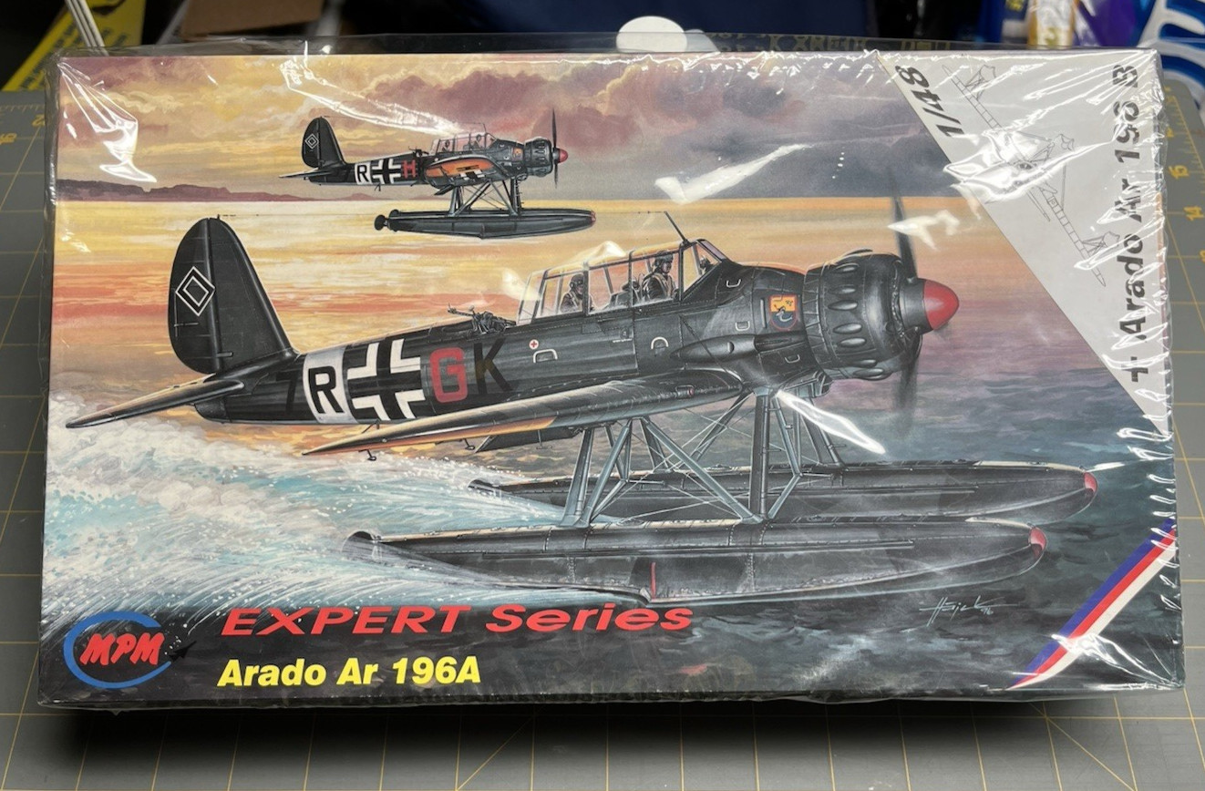 MPM 1/48 Arado Ar 196A or Ar 196B Float Plane Expert Series with Resin Parts