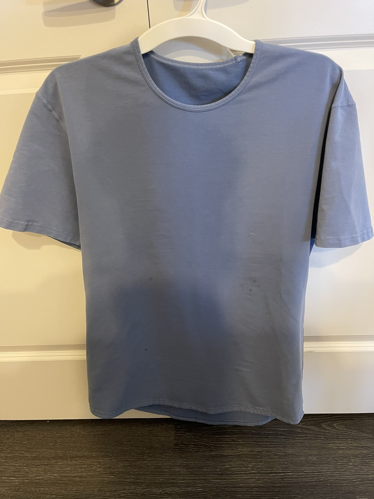Bylt T-Shirt Mens Size Large Short Sleeve Round Neck Drop Cut Blue Bylt T-Shirt Mens Size Large Short Sleeve Round Neck Drop Cut Blue