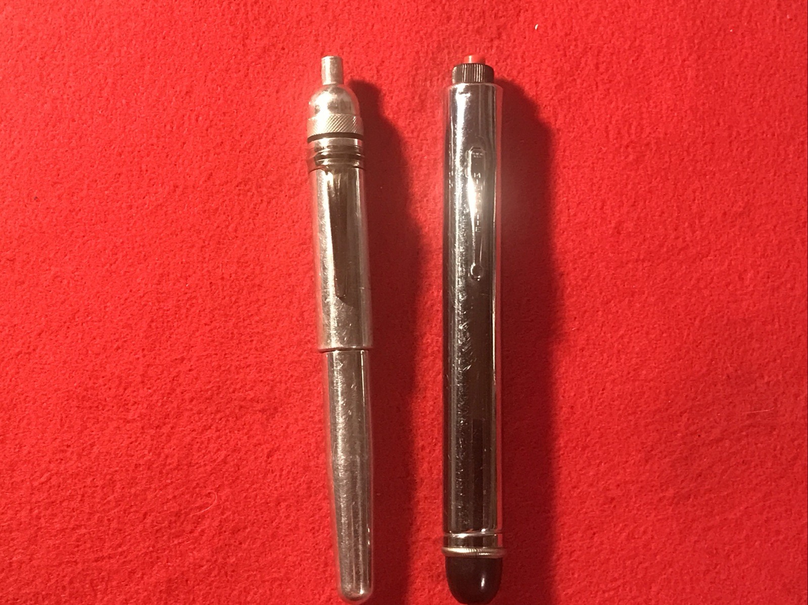 Vintage Antique Gas Station Micro Pen Light And Pen Oiler Vintage Antique Gas Station Micro Pen Light And Pen Oiler