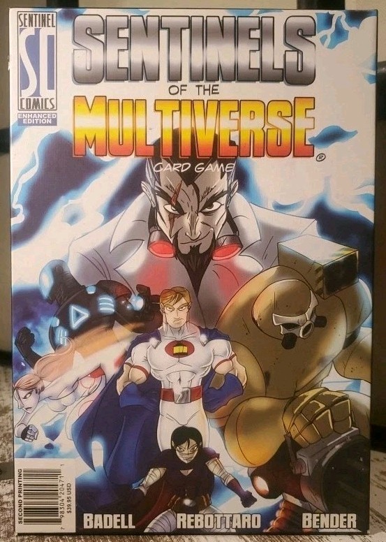Sentinels Of The Multiverse Card Game Enhanced 3rd Ed. 2013 Photos of all pieces