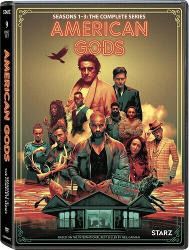 American Gods: Seasons 1-3: the Complete Series (DVD) NEW American Gods: Seasons 1-3: the Complete Series (DVD) NEW