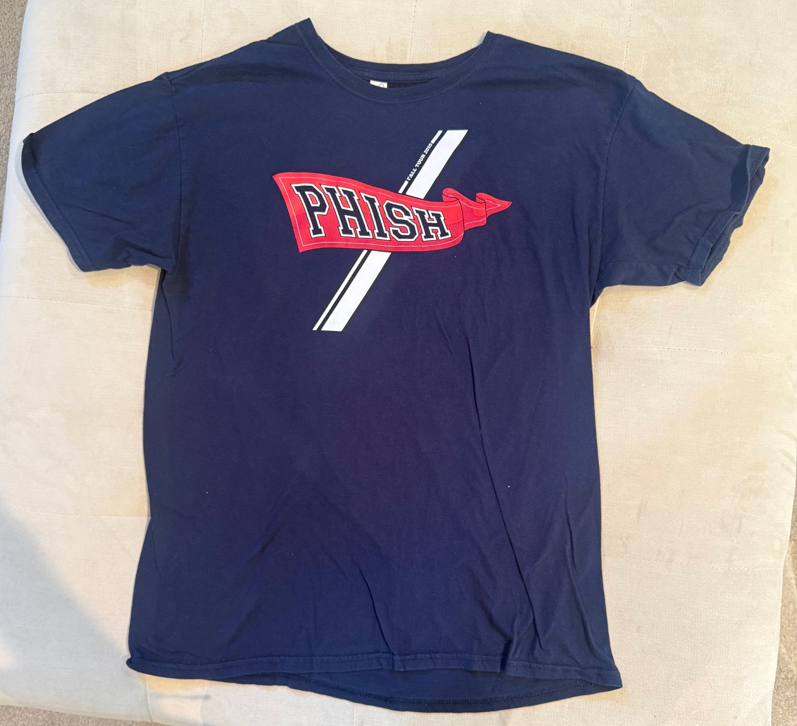 PHISH Shirt - 2010 Fall Tour Navy Blue SIZE LARGE
