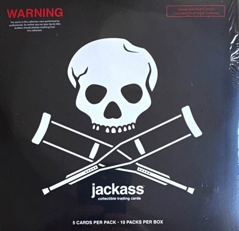 2022 Zerocool Jackass Trading Cards - SEALED HOBBY BOX - 1 OF 10,000 PRODUCED 2022 Zerocool Jackass Trading Cards - SEALED HOBBY BOX - 1 OF 10,000 PRODUCED