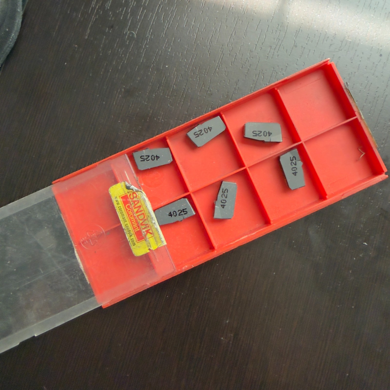 6 Sandvik N151.2-6008-60-4T 4025 Carbide Inserts New Surplus 6 Sandvik N151.2-6008-60-4T 4025 Carbide Inserts New Surplus