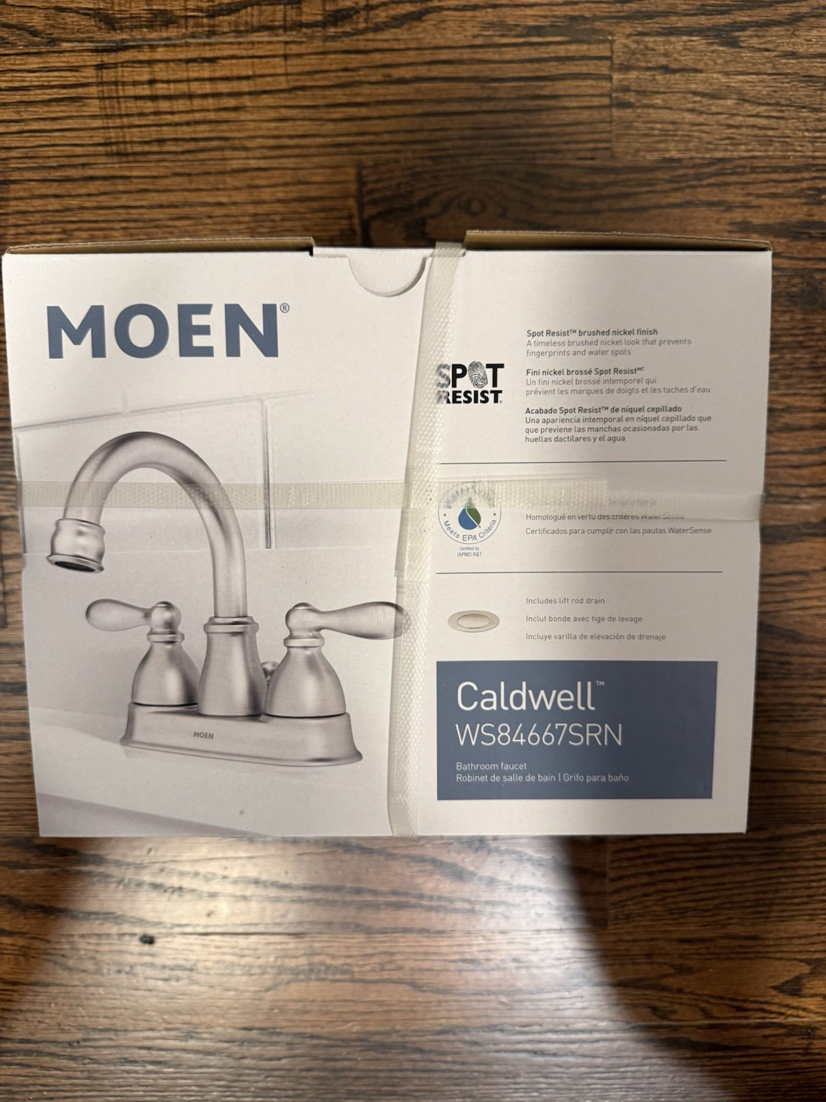 Moen Caldwell WS84667SRN Bathroom Faucet 2-Handle High Arc in Brushed Nickel Moen Caldwell WS84667SRN Bathroom Faucet 2-Handle High Arc in Brushed Nickel