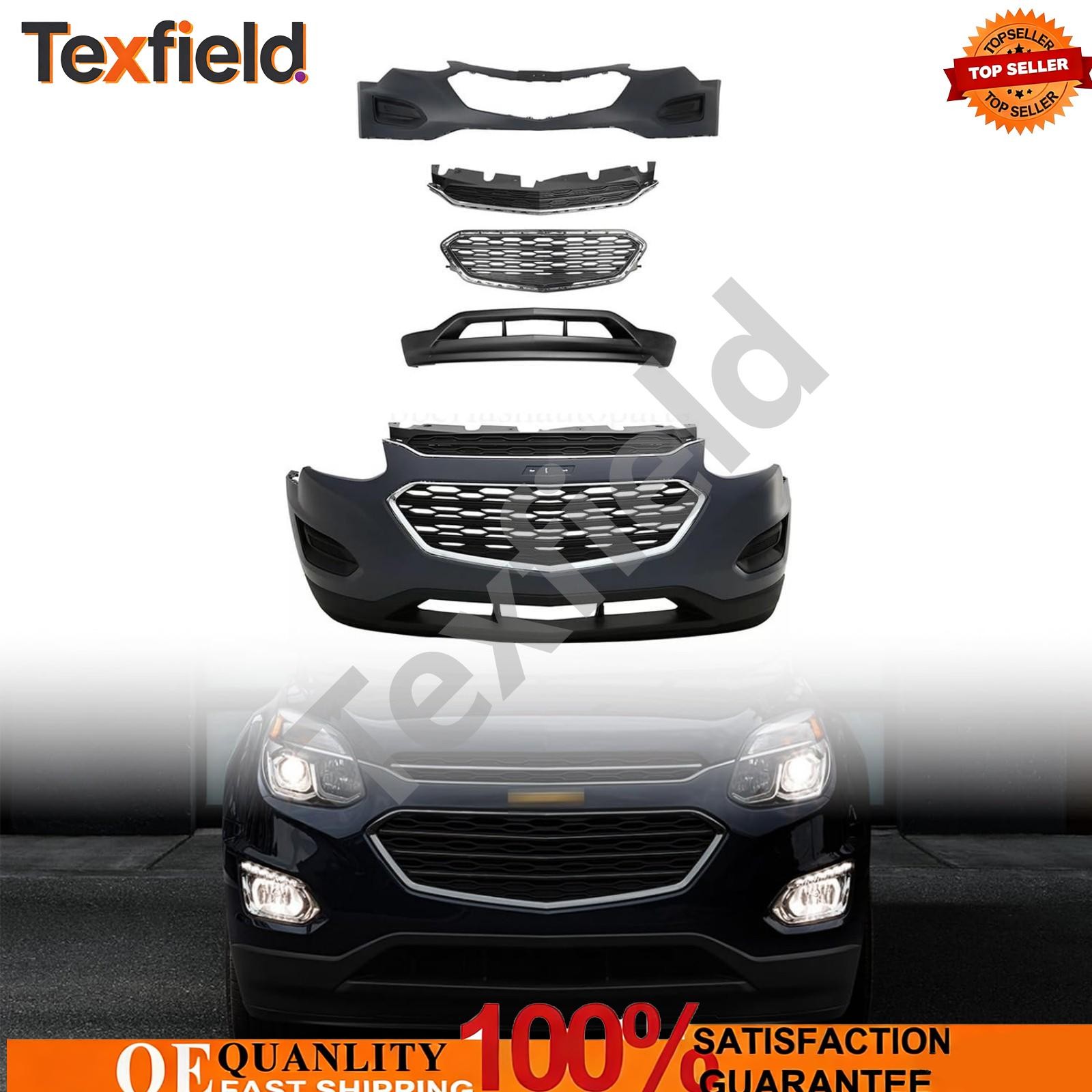 Complete Bumper Cover Fits 2016-2017 Chevy Chevrolet Equinox New W/Grille Front