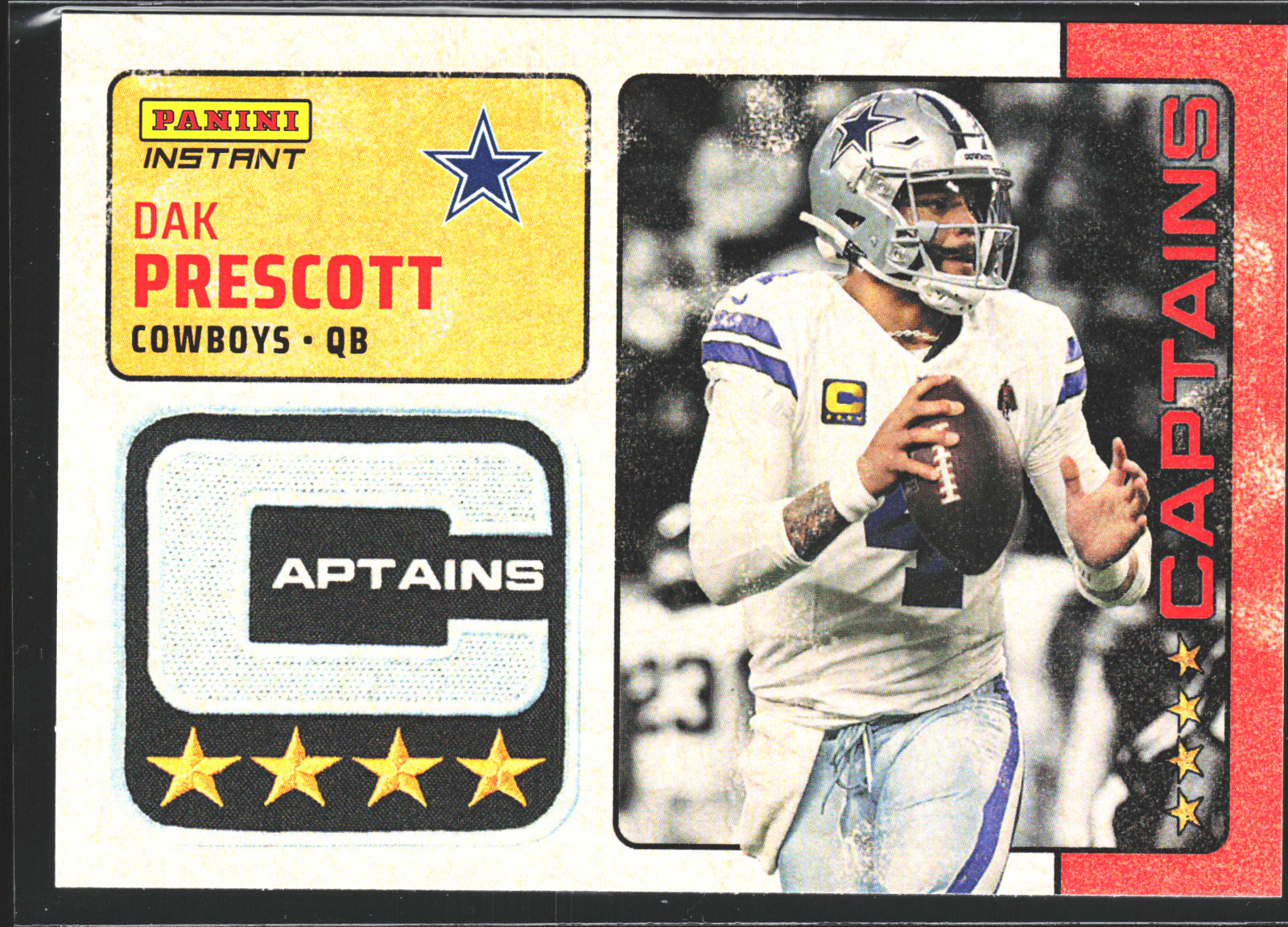 Dak Prescott Football Card 2024 Panini Captains Limited Only 351 Made Dak Prescott Football Card 2024 Panini Captains Limited Only 351 Made