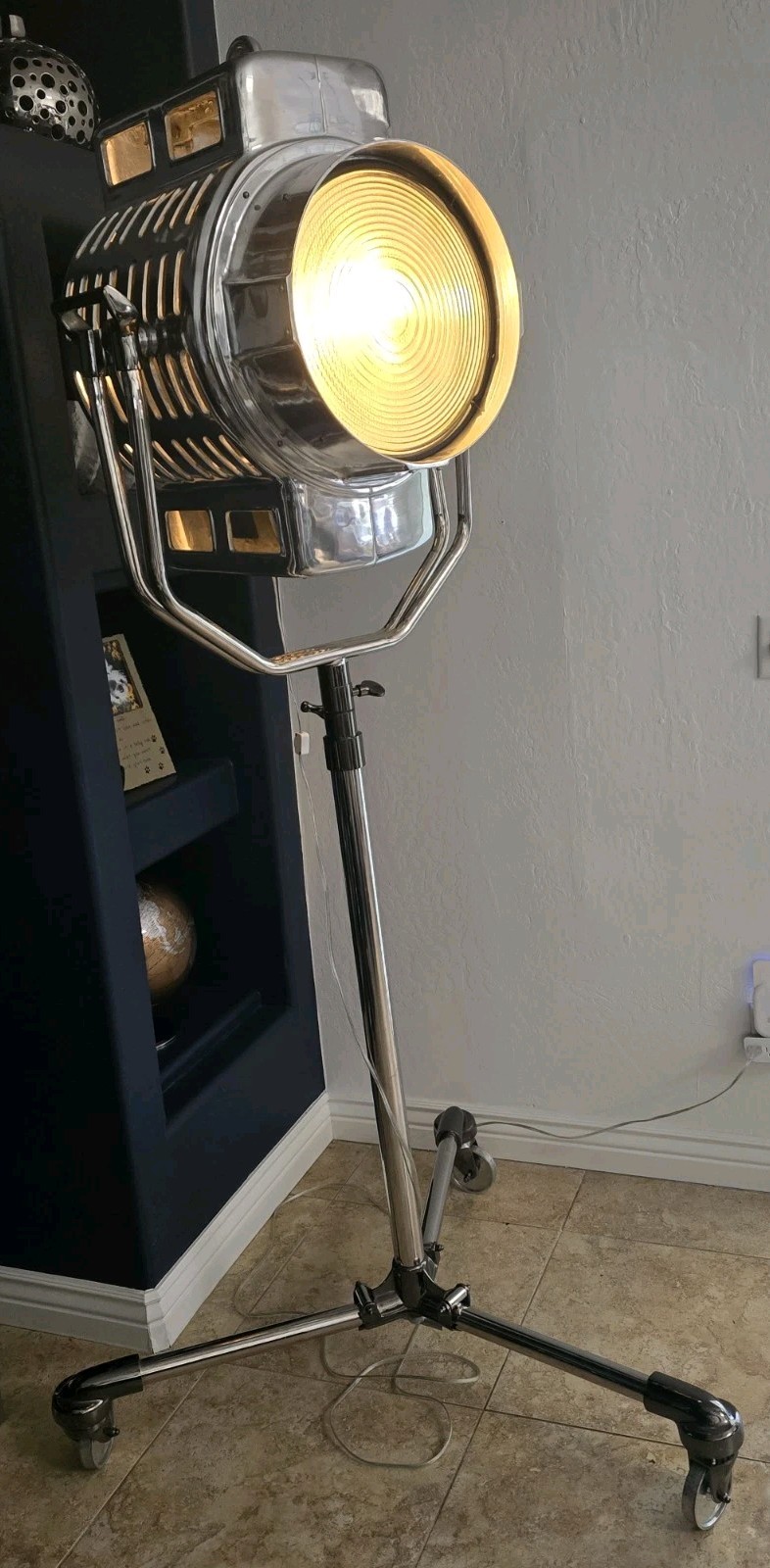 RH Restoration Hardware Nautical Marine Directors Floor Lamp Spotlight RARE RH Restoration Hardware Nautical Marine Directors Floor Lamp Spotlight RARE