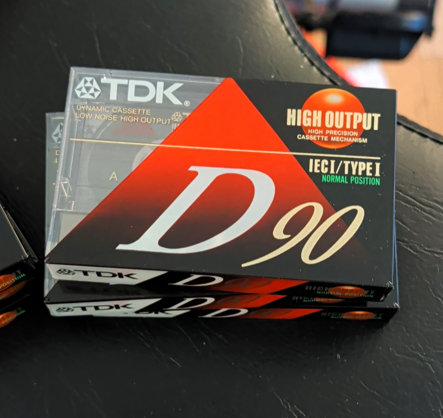 6 TDK D90 90min High Output IEC I/Type I Normal Position Blank Cassette Tape 6 TDK D90 90min High Output IEC I/Type I Normal Position Blank Cassette Tape