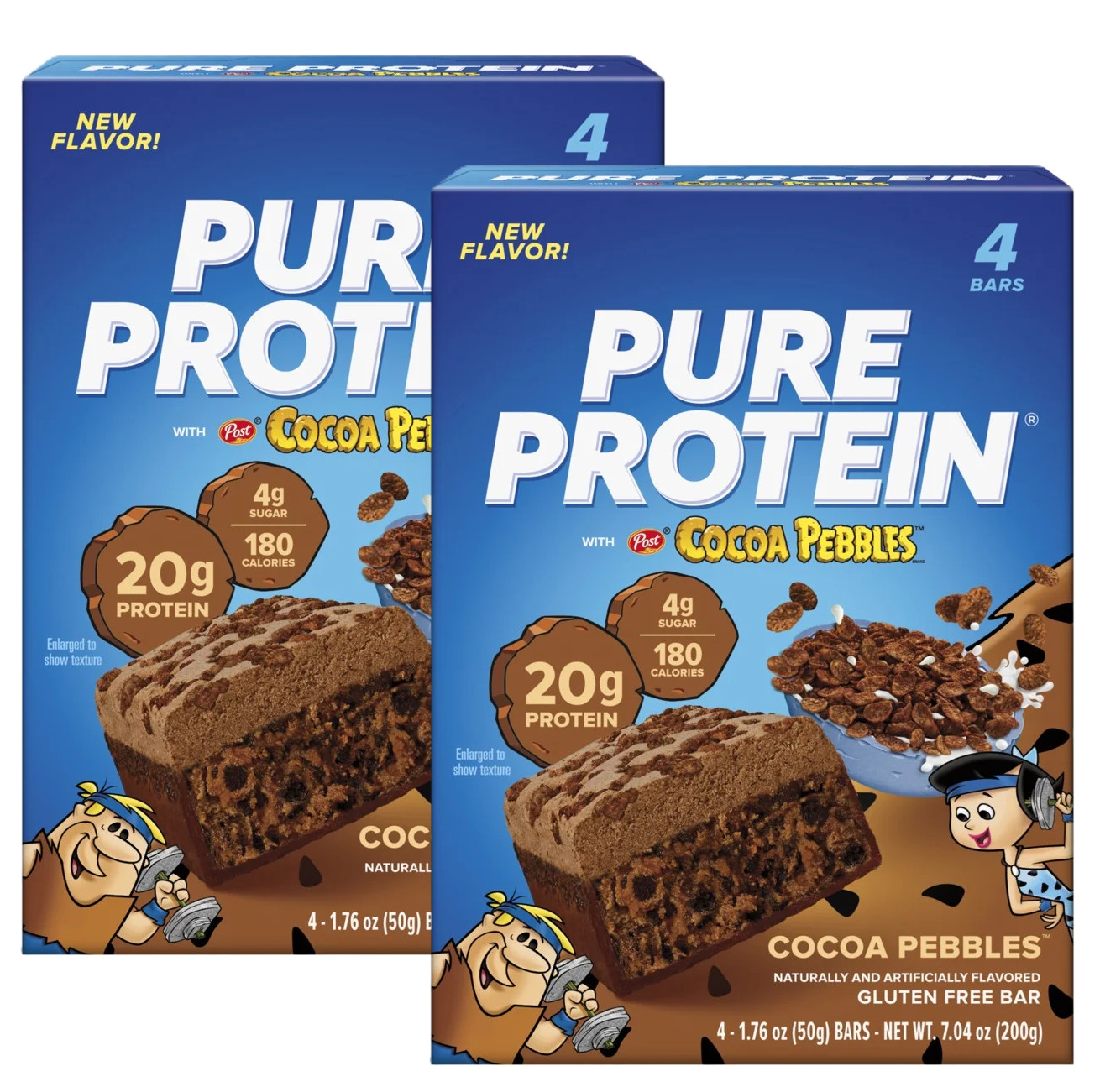 Pure Protein Bar, Cocoa Pebbles Protein, Gluten Free, 1.76 oz, 8 Ct Pure Protein Bar, Cocoa Pebbles Protein, Gluten Free, 1.76 oz, 8 Ct