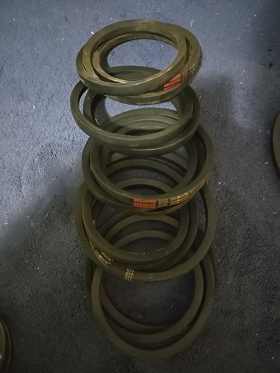 Set Of Five (5) C77 V-belt