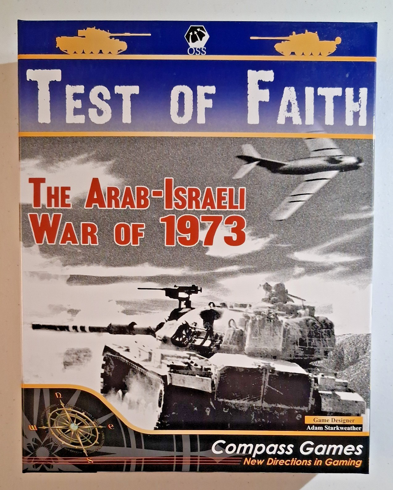 Compass Games Test of Faith: Arab-Israeli War of 1973 OSS Series Wargame