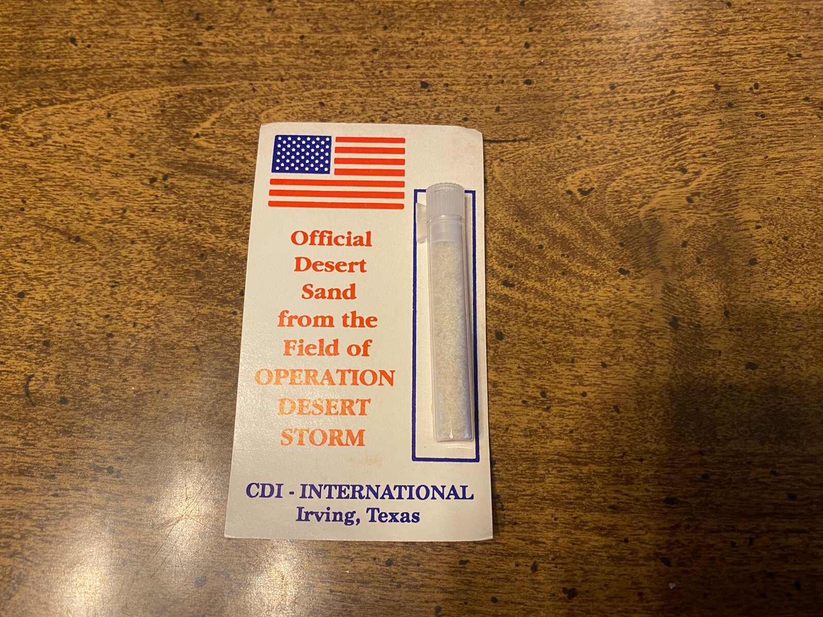 Desert Storm Sand Vial 1991 Original Gulf War Rare Persian Shield US Coalition Desert Storm Sand Vial 1991 Original Gulf War Rare Persian Shield US Coalition