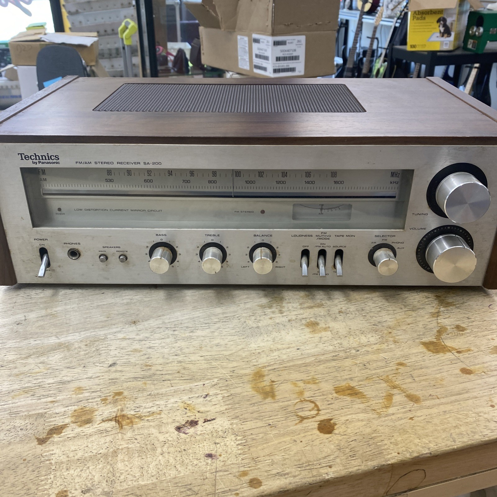 🔥【PRO SERVICED】Technics SA-200 Stereo 50W Receiver~XSTR/LED UPGRADES💥GUARANTY