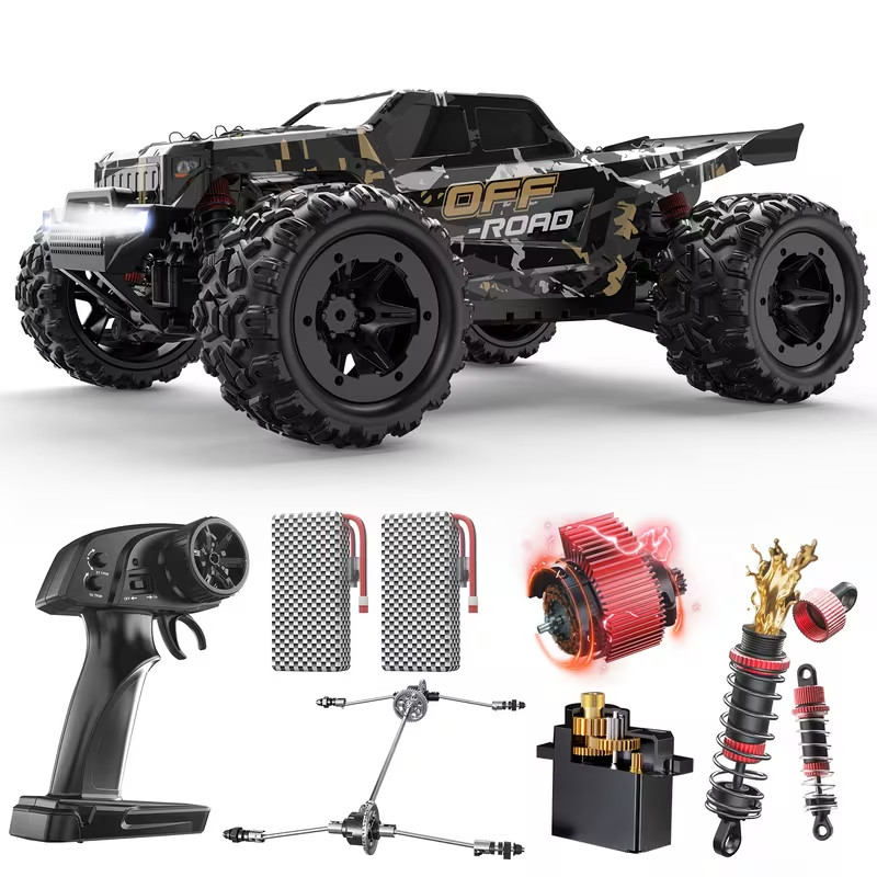 DEERC 1/16 40+KM/H RC Car 4WD Off-Road High Speed Remote Control Monster Truck DEERC 1/16 40+KM/H RC Car 4WD Off-Road High Speed Remote Control Monster Truck