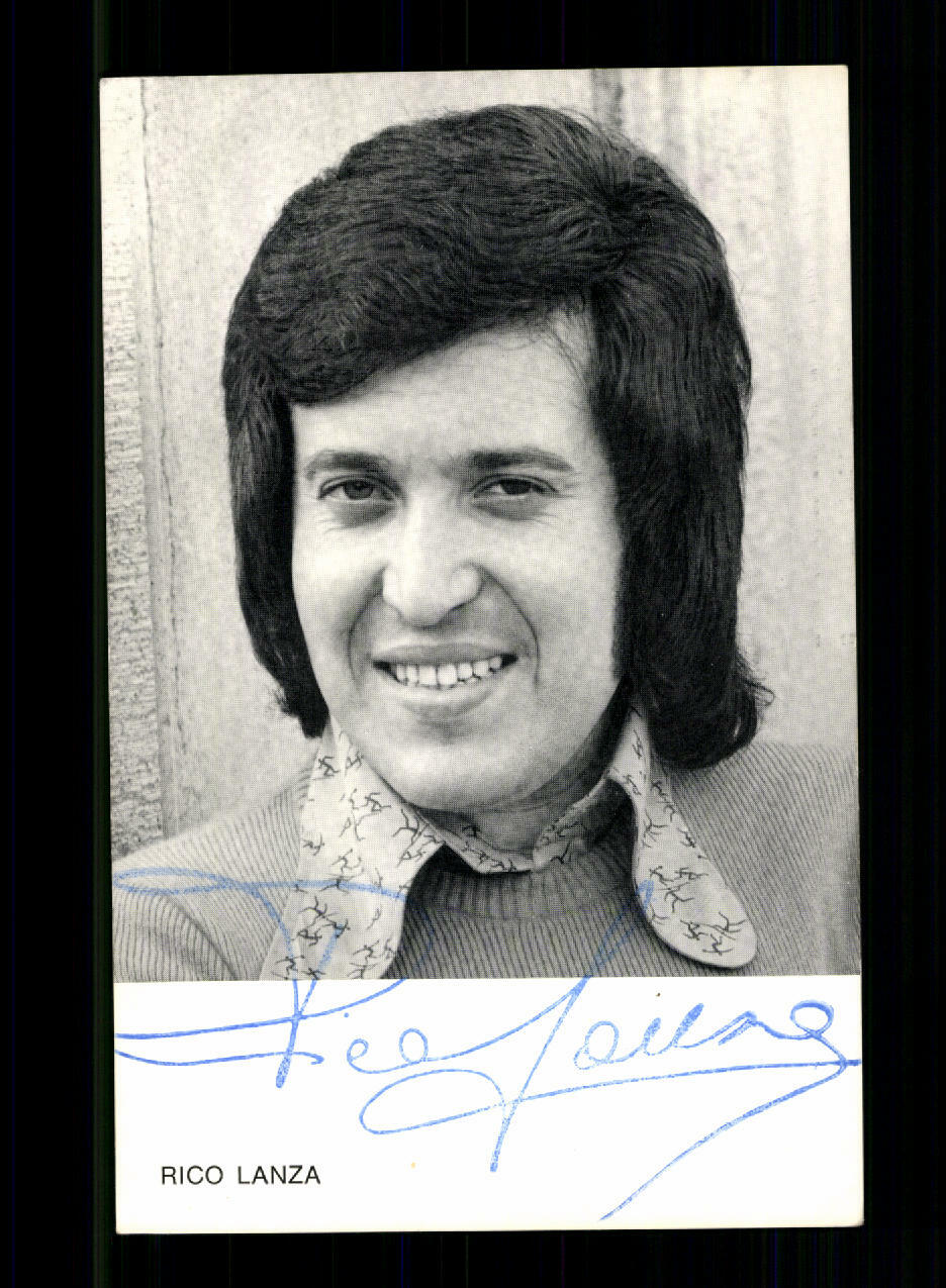Rico Lanza Autograph Card Original Signed + M 563