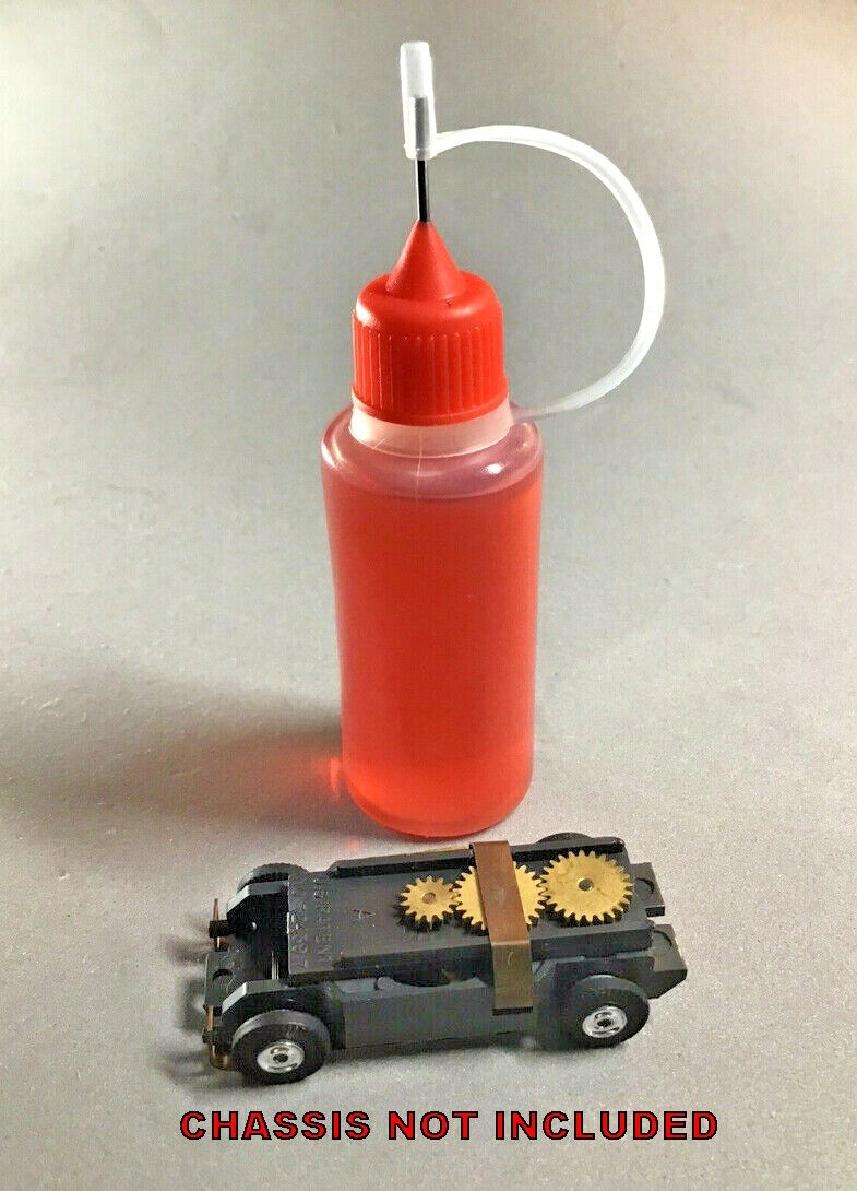 Aurora Thunderjet HO Slot Car Red Racing Oil Aurora Thunderjet HO Slot Car Red Racing Oil