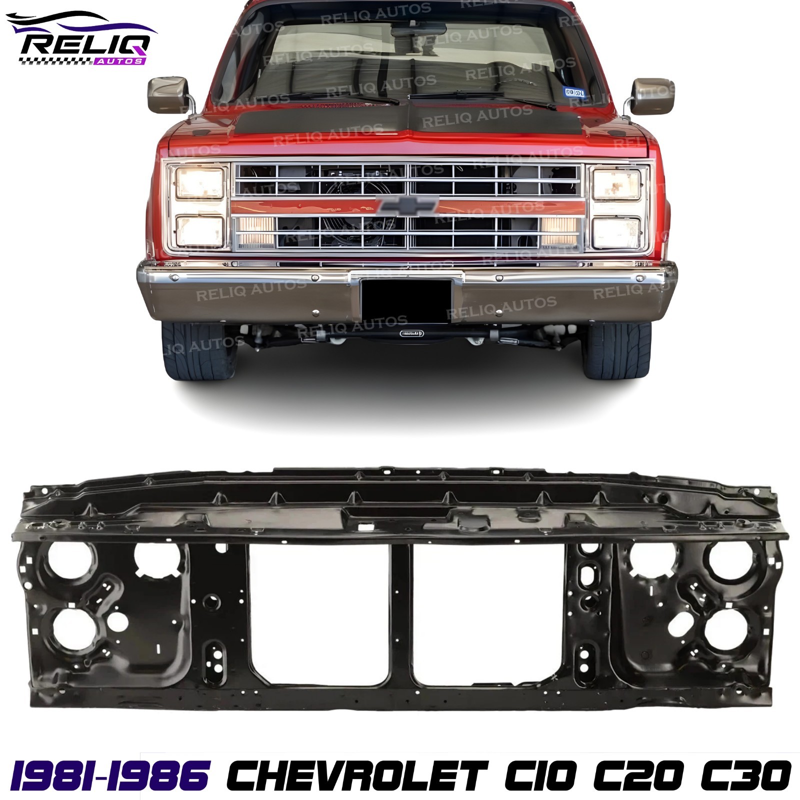 NEW Front Radiator Support Core For 1981-1986 Chevrolet C10 C20 C30