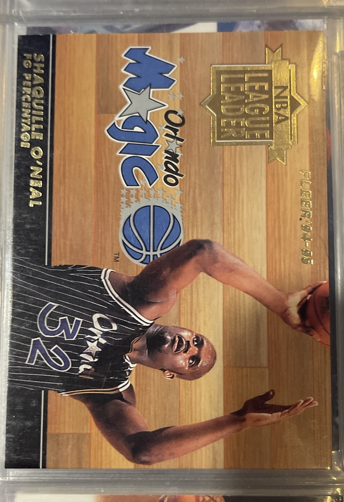 1994-95 Fleer - League Leader Shaquille O'Neal #5