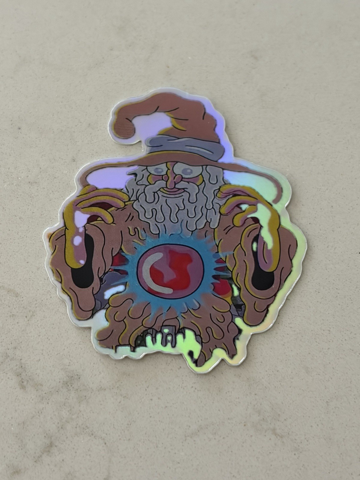 Phish Sphere Icculus Wizard Holographic Sticker Limited Edition Phish Sphere Icculus Wizard Holographic Sticker Limited Edition