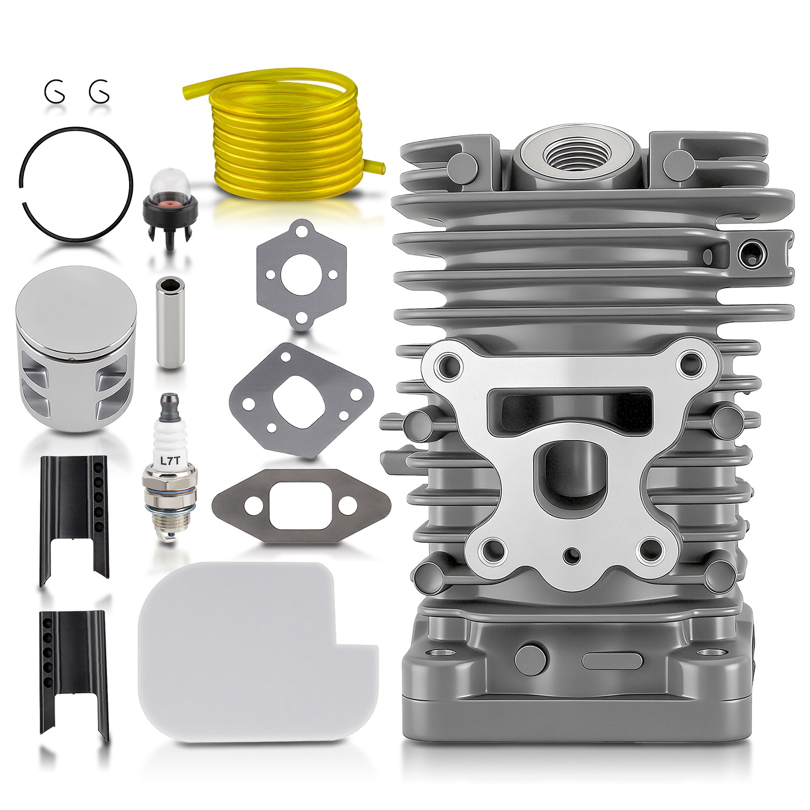 41mm Cylinder Piston Kit New For Poulan PPB4218 PP3416 (966063001) Gas Chainsaw 41mm Cylinder Piston Kit New For Poulan PPB4218 PP3416 (966063001) Gas Chainsaw