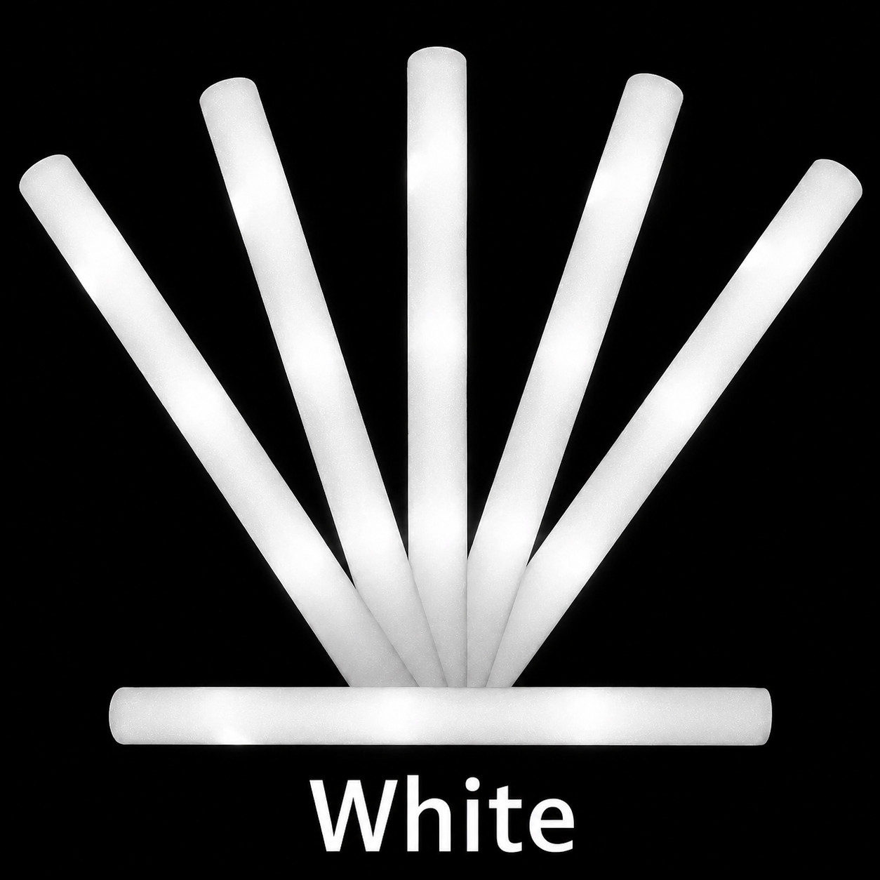 Bulk LED Foam Glow Sticks 50-1000 Pack Flashing Light Up Party Rave Wedding