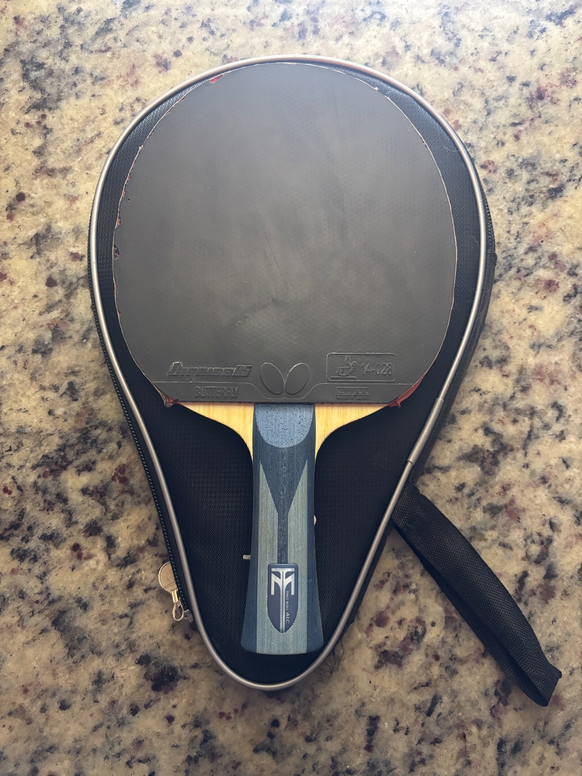Butterfly Timo Boll ALC Table Tennis Paddle w/ Dignics Rubber + Case