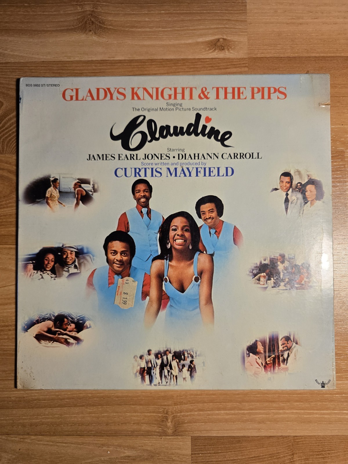 Gladys Knight & The Pips Claudine Original Motion Picture Soundtrack 1974 LP 