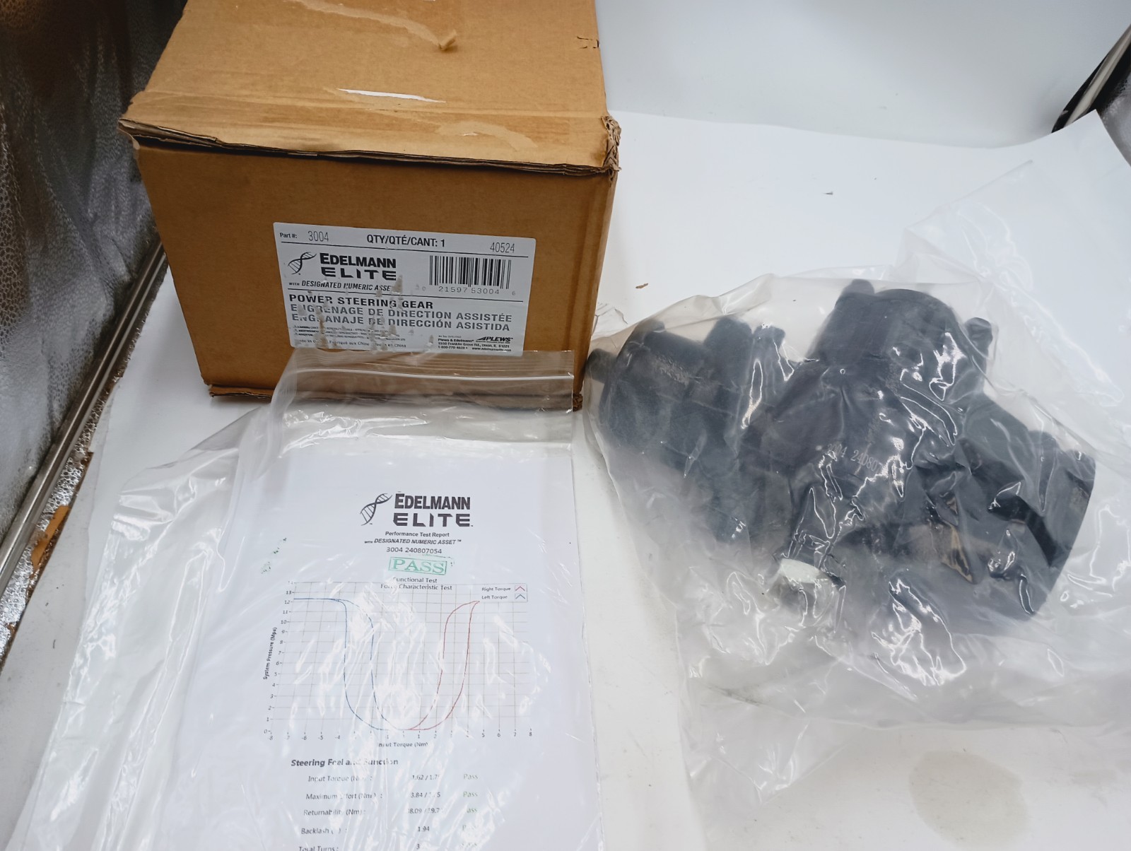 FACTORY NEW EDELMANN ELITE 3004 POWER STEERING GEAR UNIT FOR GM TRUCKS VANS SUV
