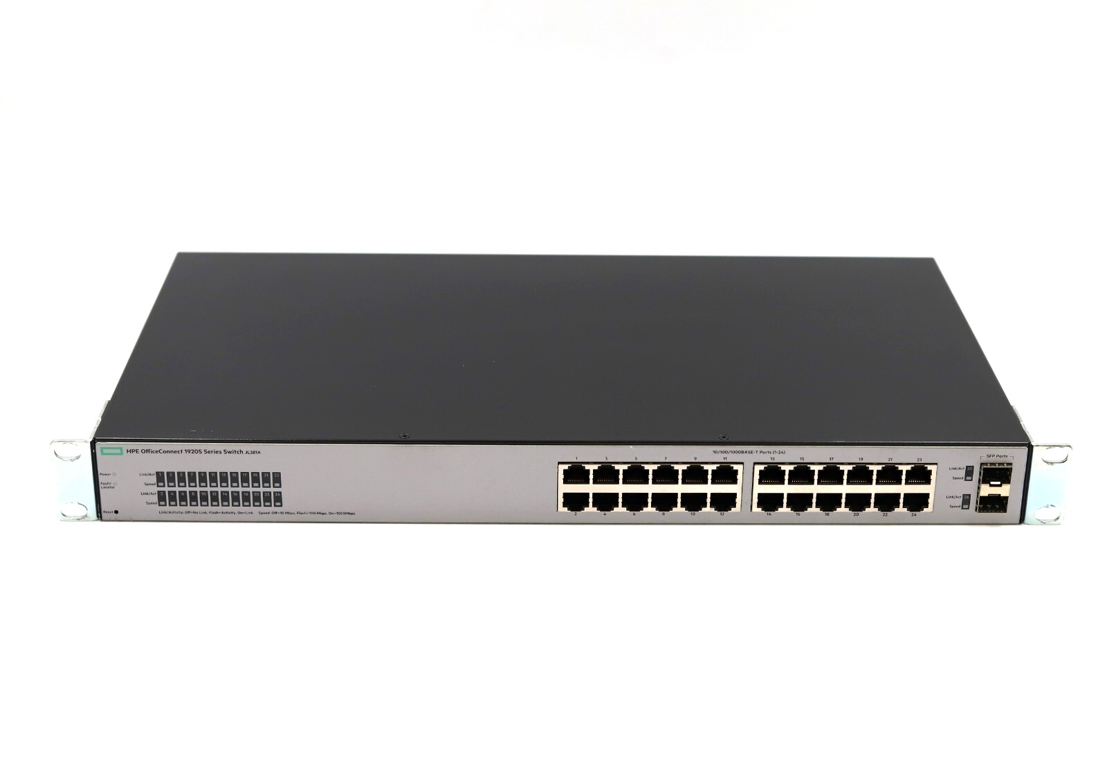 HPE OfficeConnect 1920S 24-Port Gigabit Managed Switch with Ears P/N: JL381A