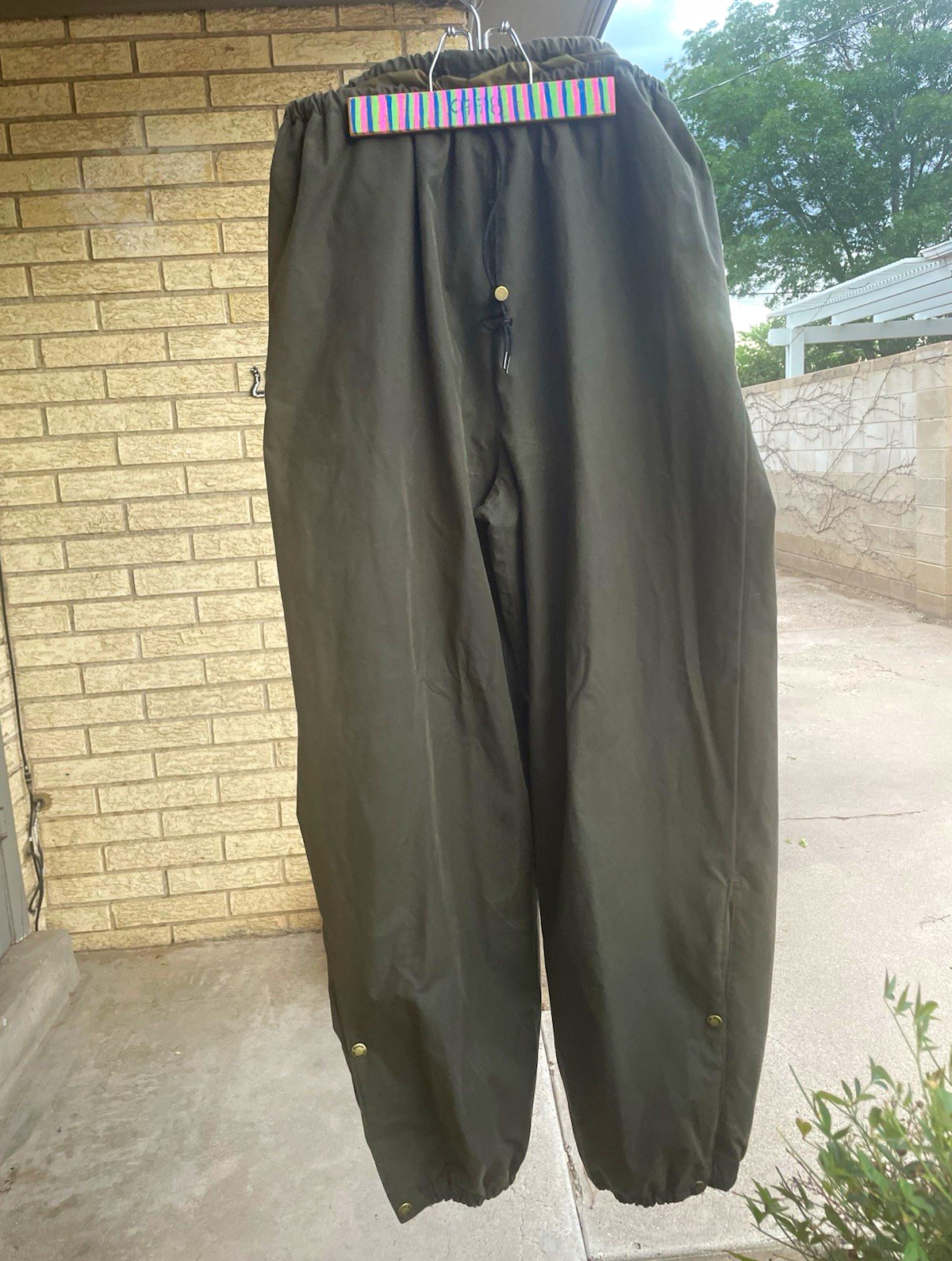 Filson Foul Weather Pants Green M Medium Cotton