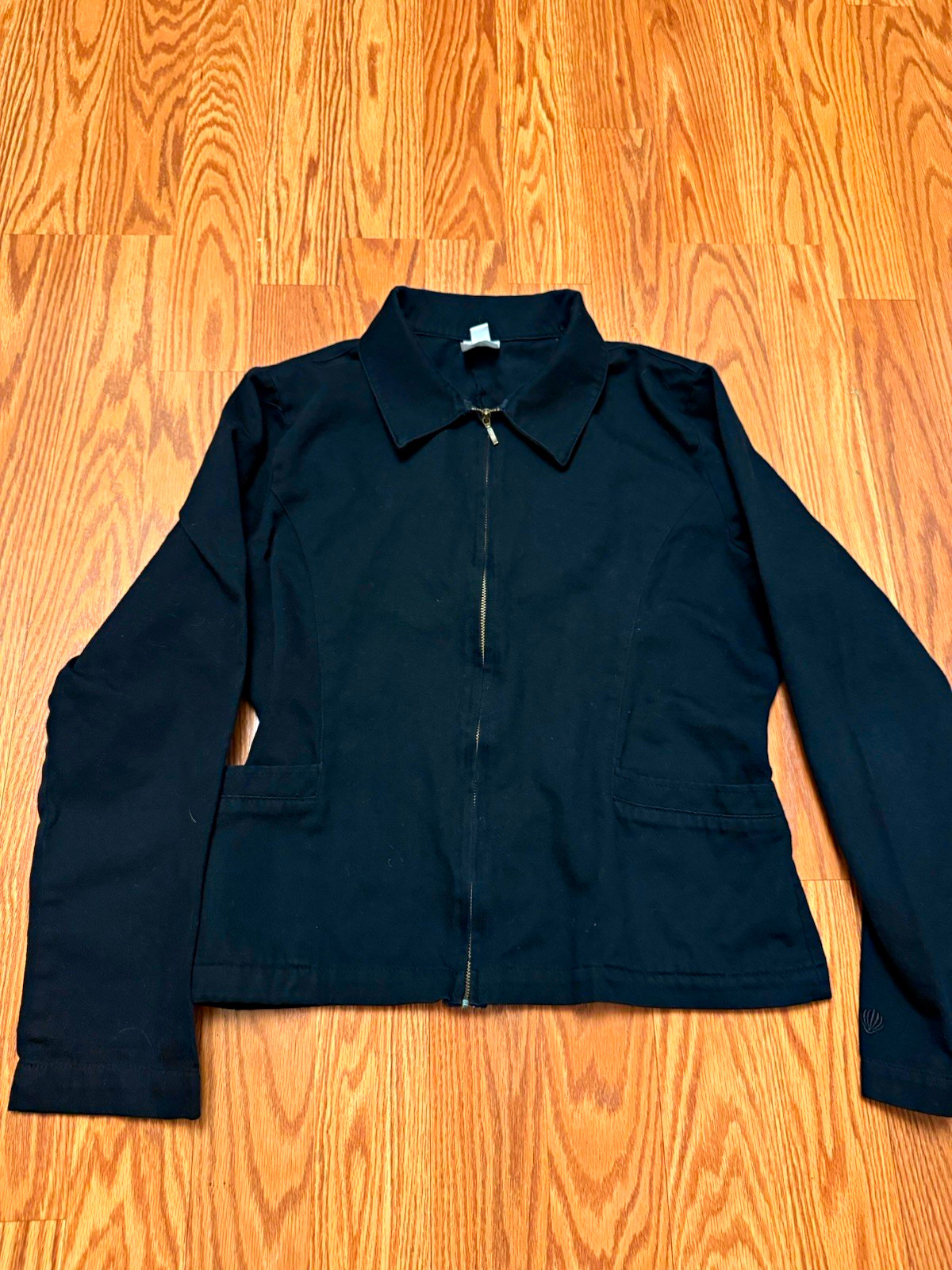 Vintage Patagonia Water Girl Black Canvas Full Zip Jacket - Women\'s Medium