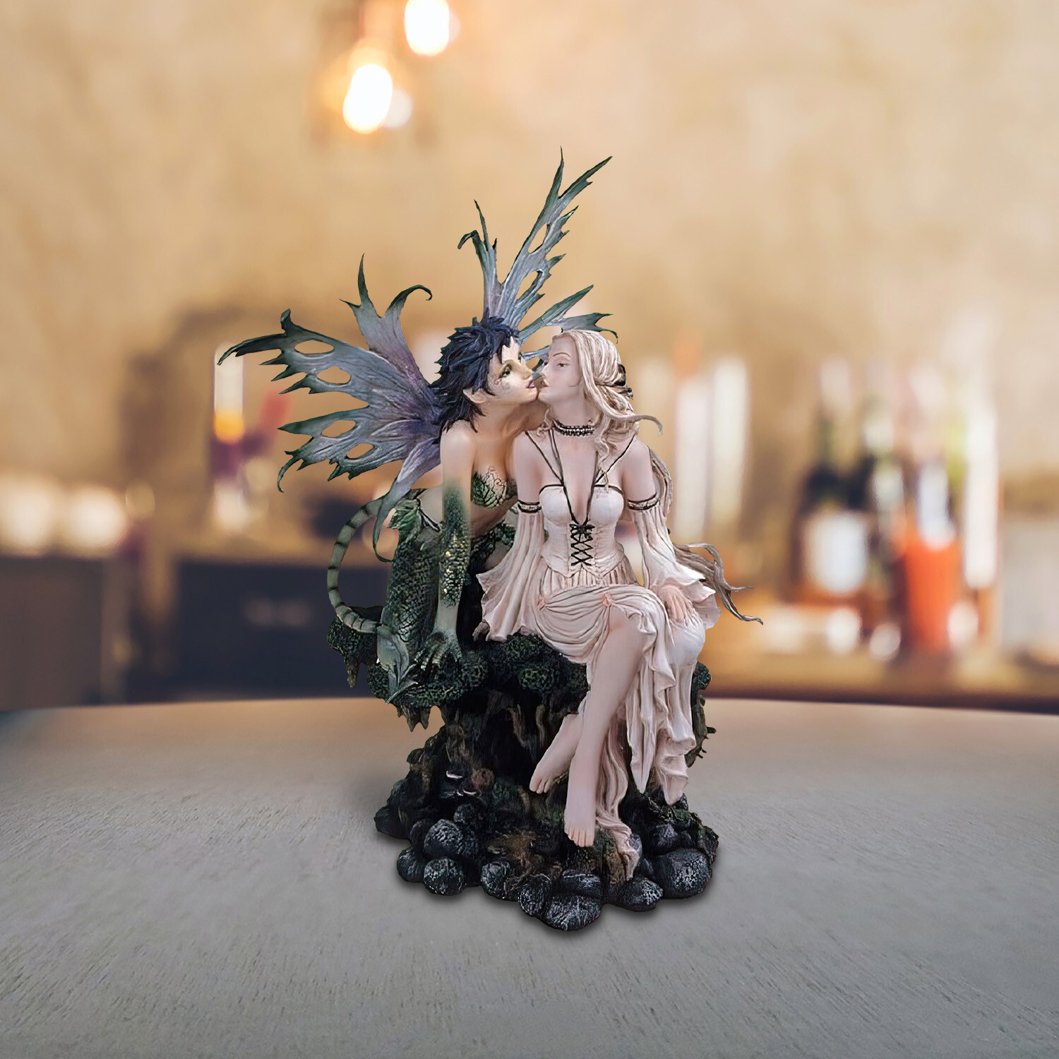 Forest Fairy with Lady Statue 19 Forest Fairy with Lady Statue 19
